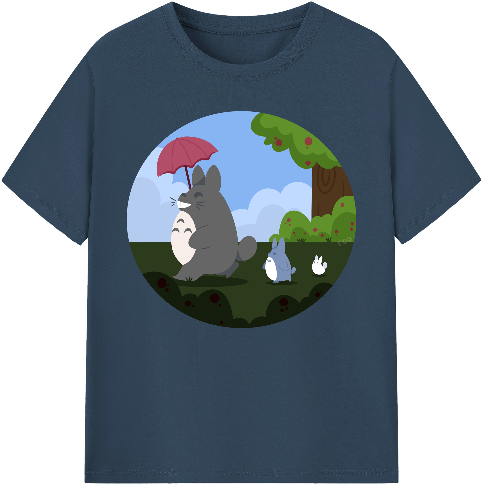 （画像用） となりのトトロ 草壁メイ 草壁サツキ My Neighbor Totoro Satsuki Kusakabe Mei Kusakabe 綿100％ メンズ半袖Tシャツ｜肌触りやわらか＆通気性