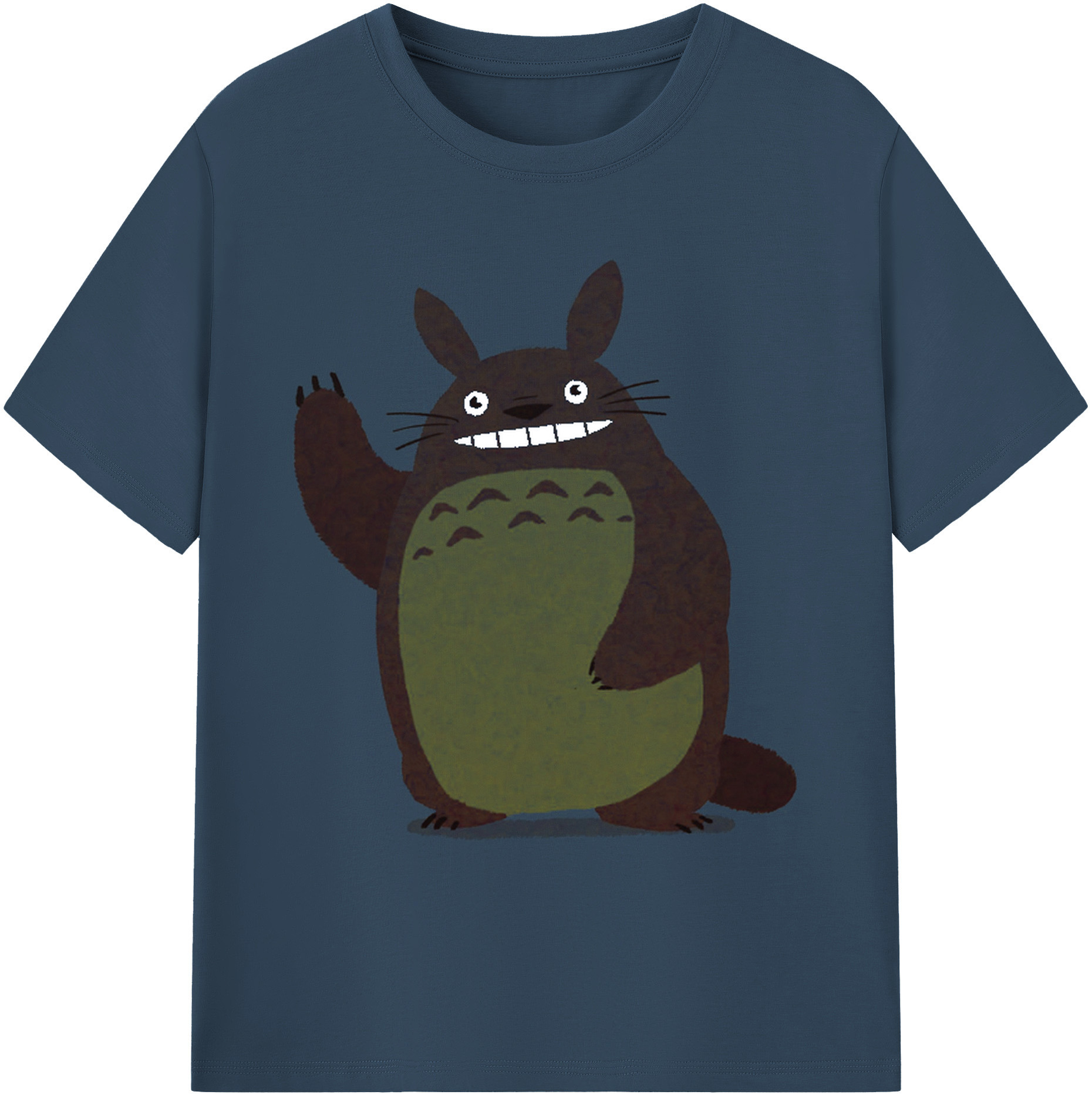 （画像用） となりのトトロ 草壁メイ 草壁サツキ My Neighbor Totoro Satsuki Kusakabe Mei Kusakabe 綿100％ メンズ半袖Tシャツ｜肌触りやわらか＆通気性