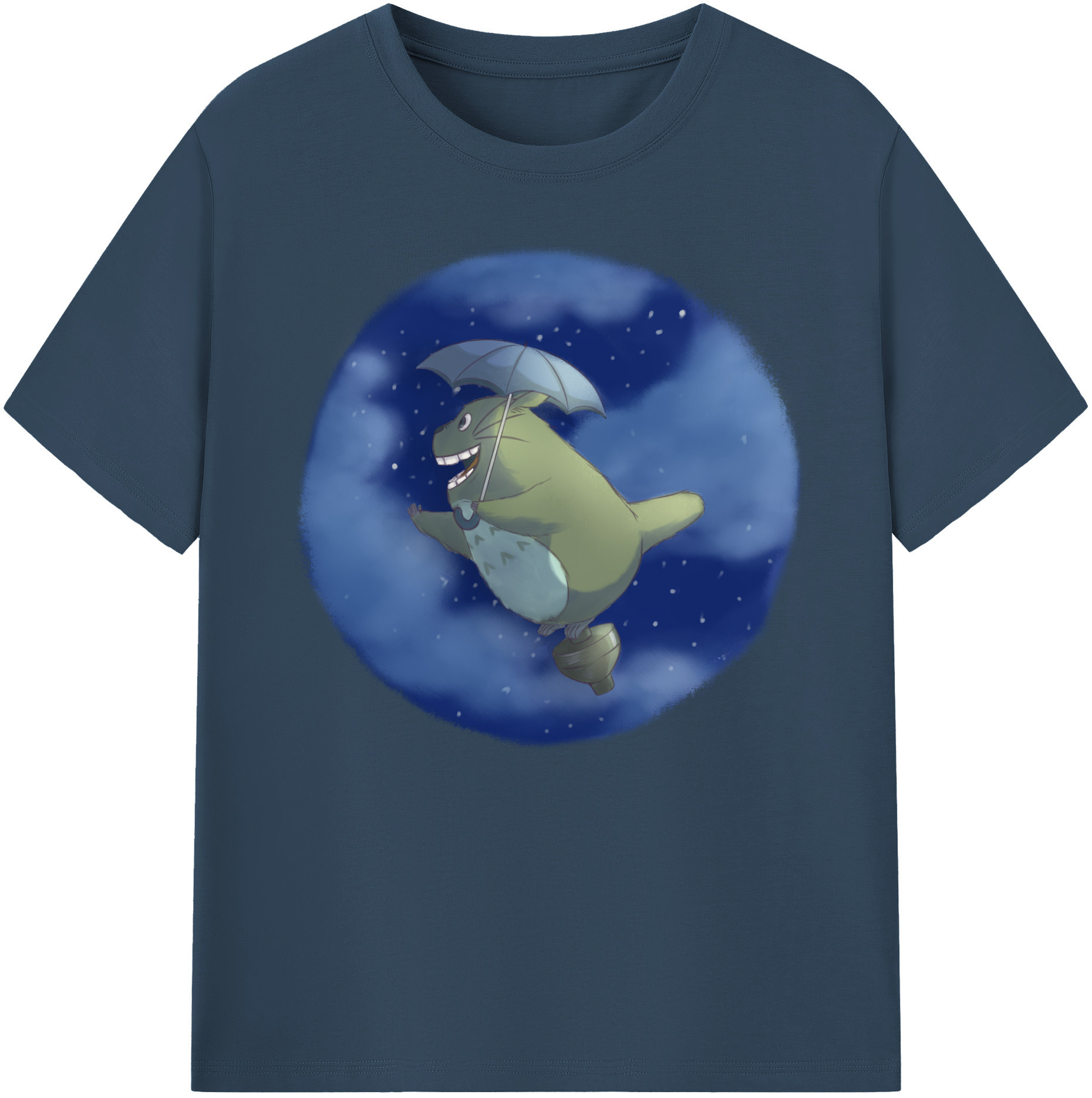 （画像用） となりのトトロ 草壁メイ 草壁サツキ My Neighbor Totoro Satsuki Kusakabe Mei Kusakabe 綿100％ メンズ半袖Tシャツ｜肌触りやわらか＆通気性