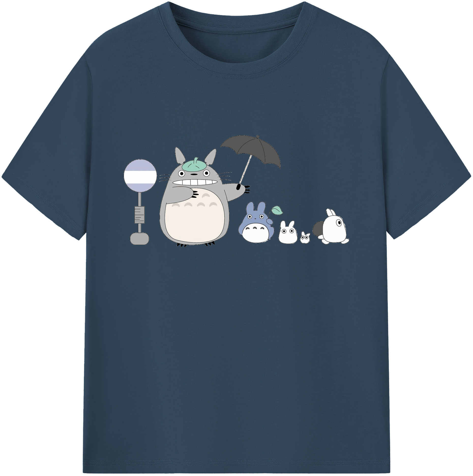 （画像用） となりのトトロ 草壁メイ 草壁サツキ My Neighbor Totoro Satsuki Kusakabe Mei Kusakabe 綿100％ メンズ半袖Tシャツ｜肌触りやわらか＆通気性