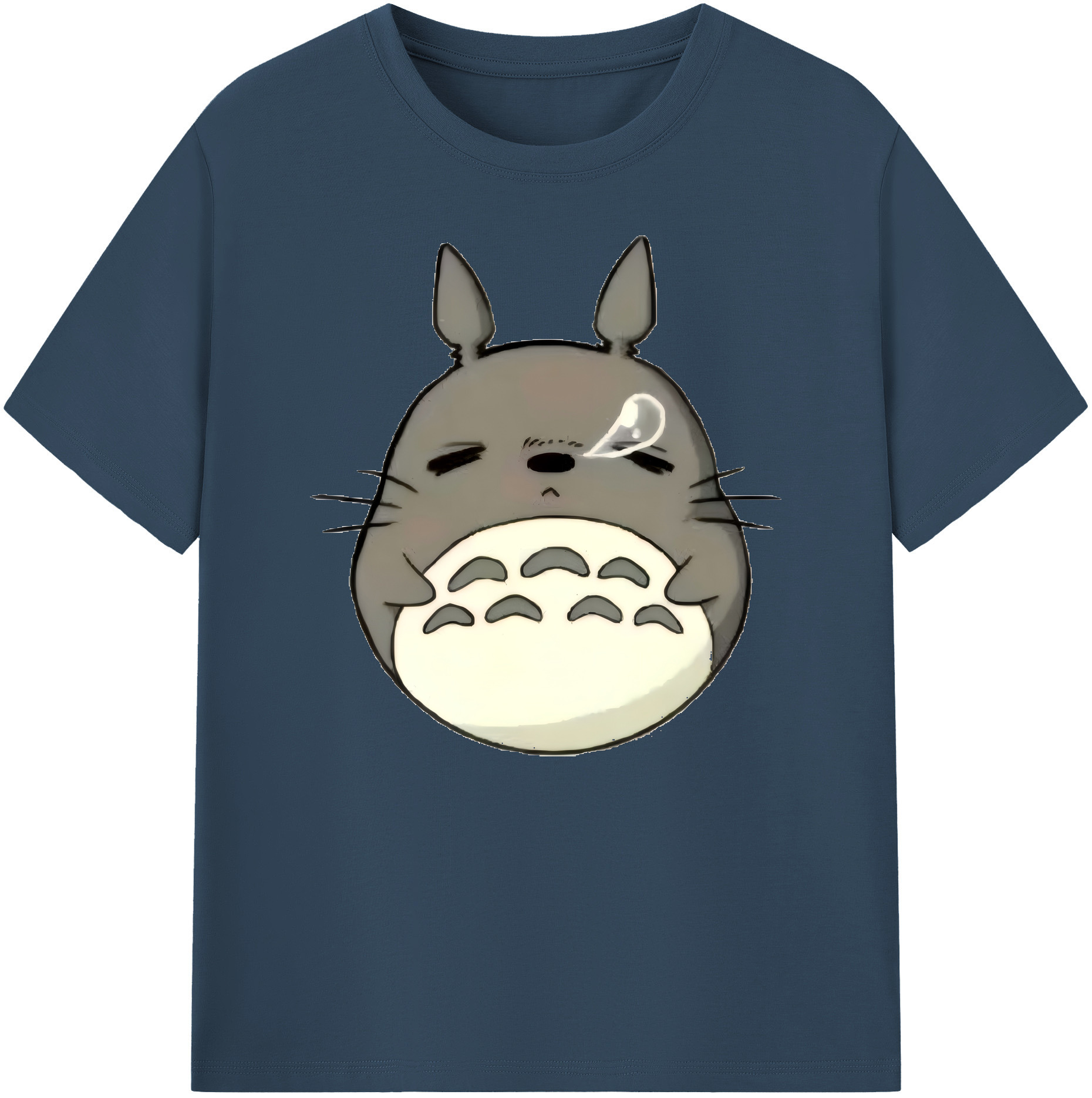 （画像用） となりのトトロ 草壁メイ 草壁サツキ My Neighbor Totoro Satsuki Kusakabe Mei Kusakabe 綿100％ メンズ半袖Tシャツ｜肌触りやわらか＆通気性