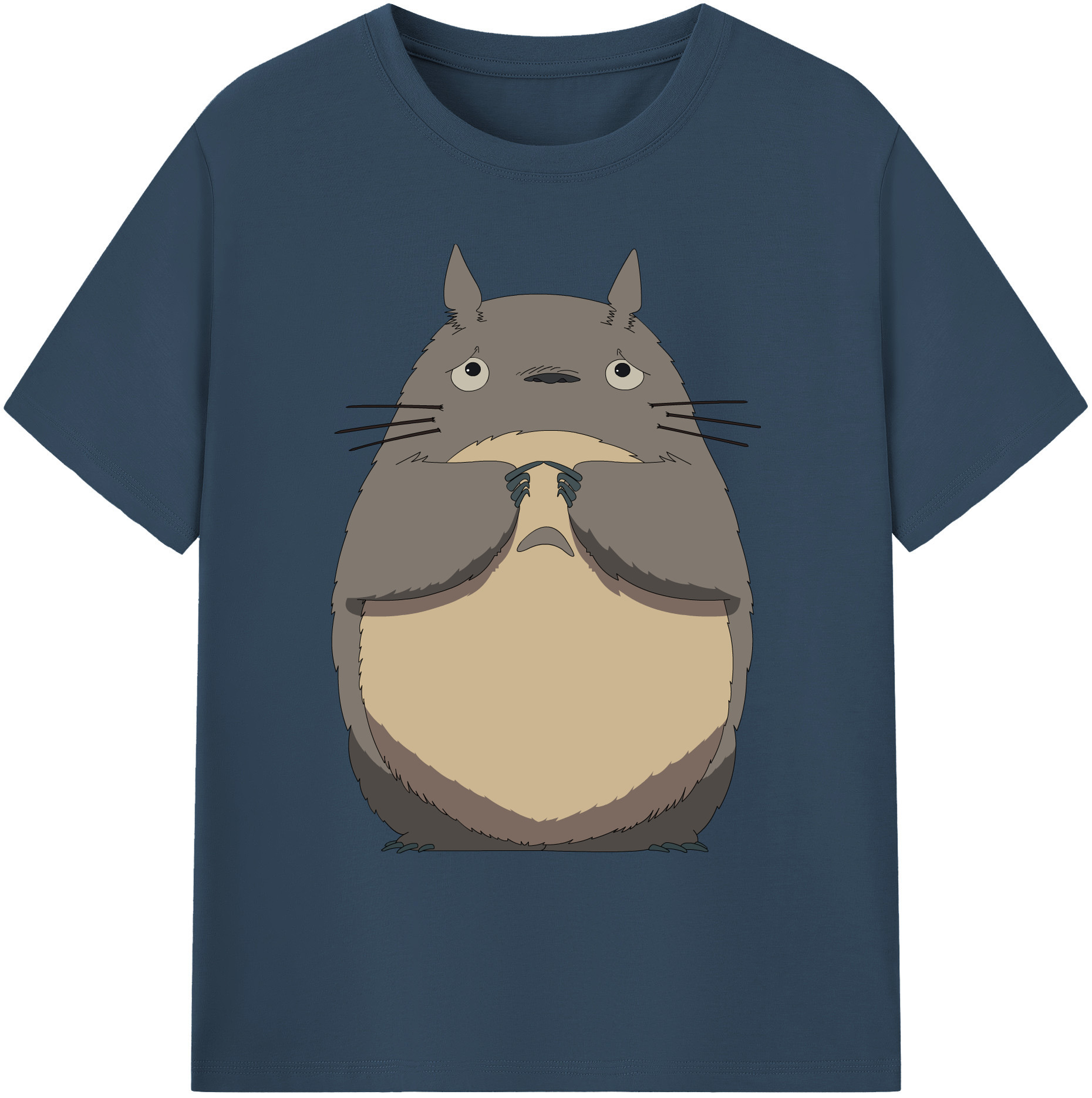（画像用） となりのトトロ 草壁メイ 草壁サツキ My Neighbor Totoro Satsuki Kusakabe Mei Kusakabe 綿100％ メンズ半袖Tシャツ｜肌触りやわらか＆通気性