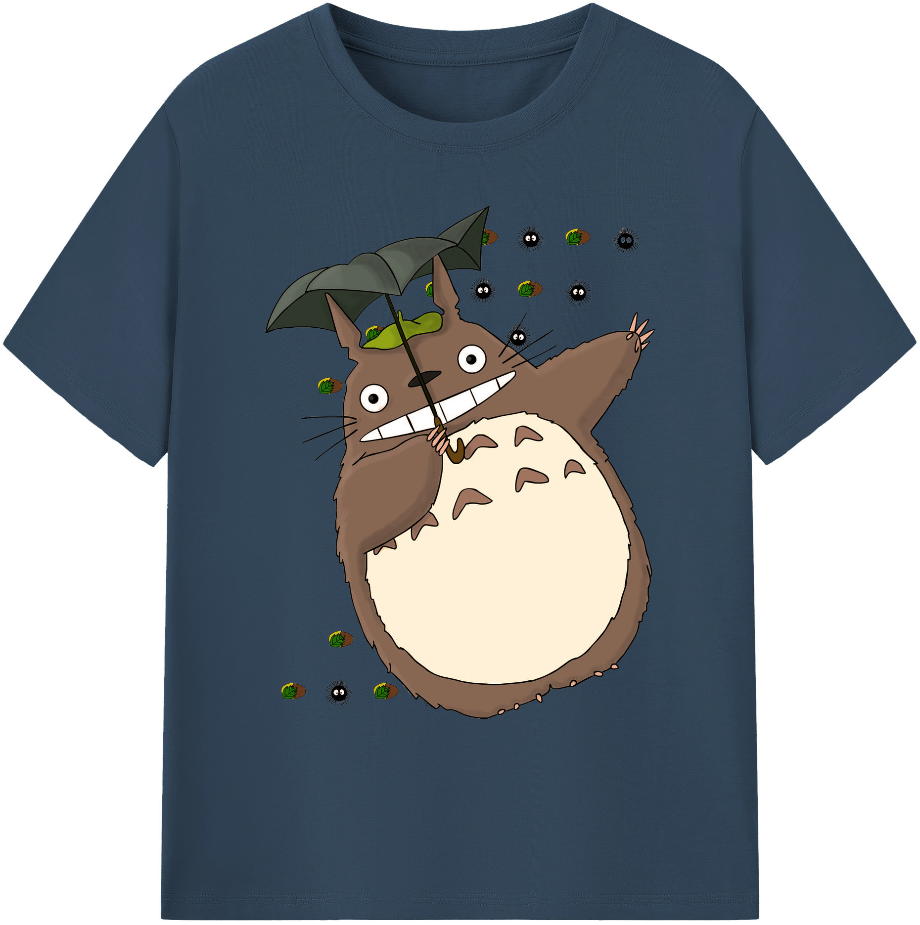 （画像用） となりのトトロ 草壁メイ 草壁サツキ My Neighbor Totoro Satsuki Kusakabe Mei Kusakabe 綿100％ メンズ半袖Tシャツ｜肌触りやわらか＆通気性