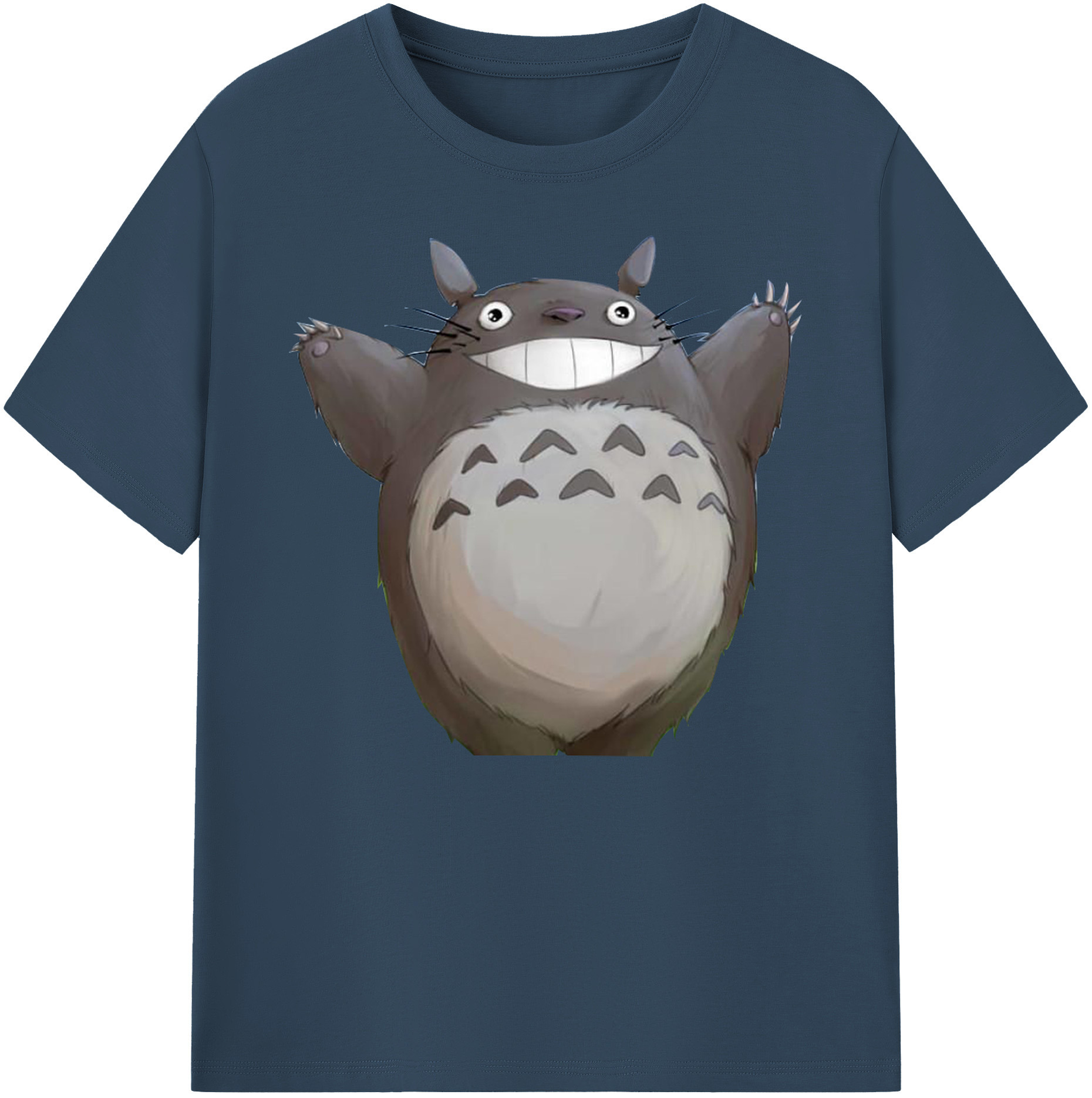 （画像用） となりのトトロ 草壁メイ 草壁サツキ My Neighbor Totoro Satsuki Kusakabe Mei Kusakabe 綿100％ メンズ半袖Tシャツ｜肌触りやわらか＆通気性