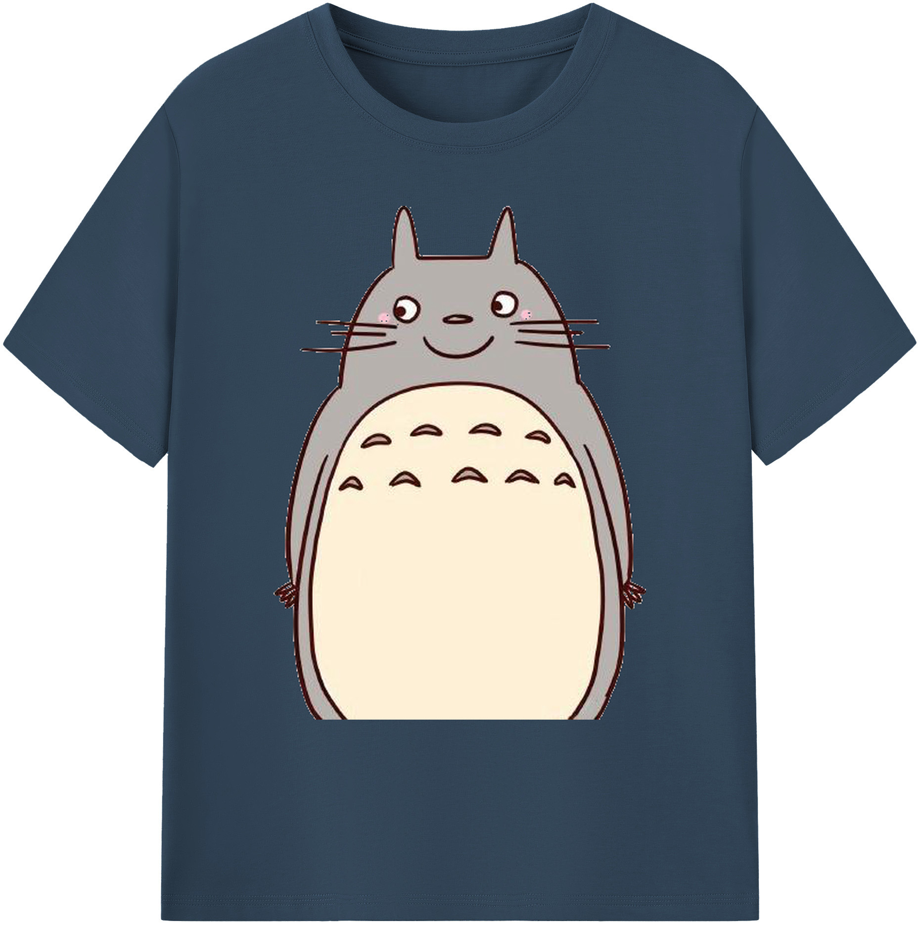 （画像用） となりのトトロ 草壁メイ 草壁サツキ My Neighbor Totoro Satsuki Kusakabe Mei Kusakabe 綿100％ メンズ半袖Tシャツ｜肌触りやわらか＆通気性