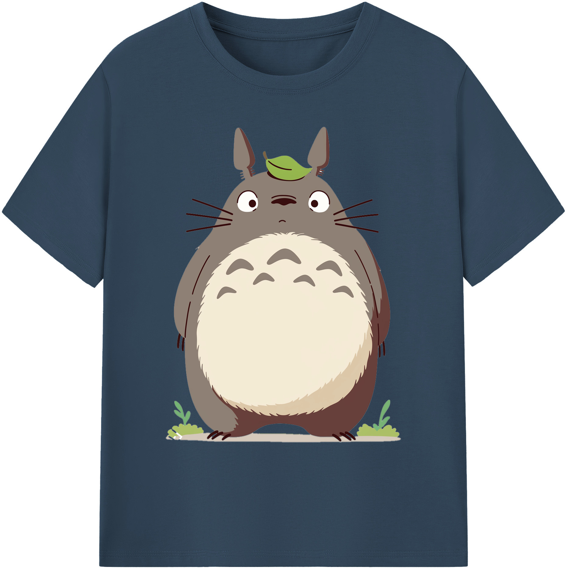 （画像用） となりのトトロ 草壁メイ 草壁サツキ My Neighbor Totoro Satsuki Kusakabe Mei Kusakabe 綿100％ メンズ半袖Tシャツ｜肌触りやわらか＆通気性