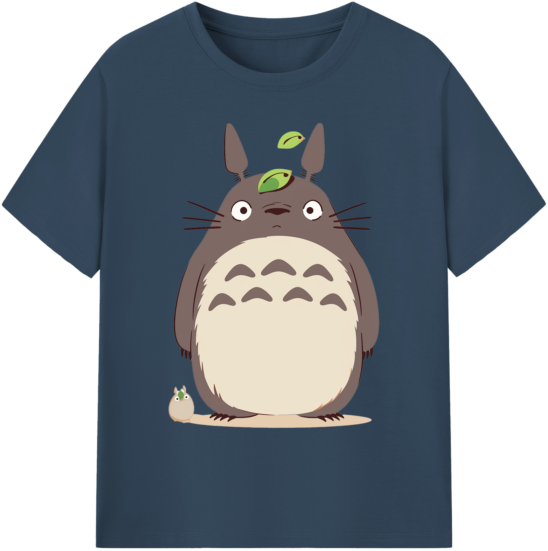 （画像用） となりのトトロ 草壁メイ 草壁サツキ My Neighbor Totoro Satsuki Kusakabe Mei Kusakabe 綿100％ メンズ半袖Tシャツ｜肌触りやわらか＆通気性