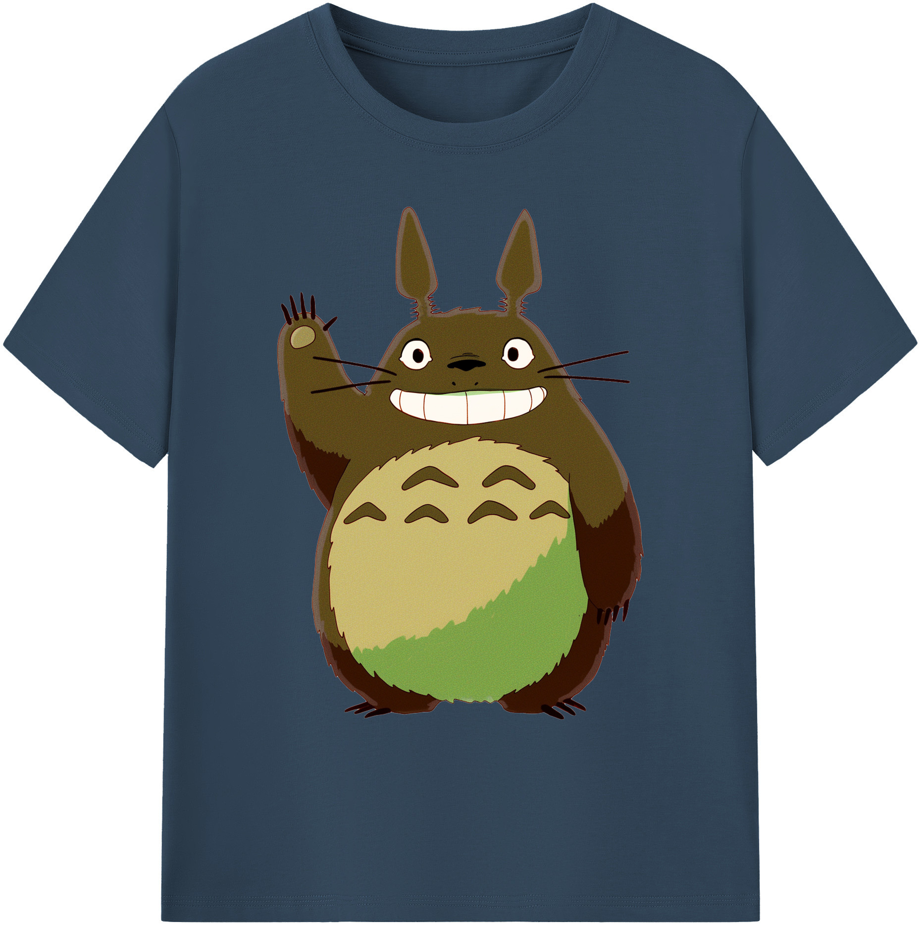 （画像用） となりのトトロ 草壁メイ 草壁サツキ My Neighbor Totoro Satsuki Kusakabe Mei Kusakabe 綿100％ メンズ半袖Tシャツ｜肌触りやわらか＆通気性