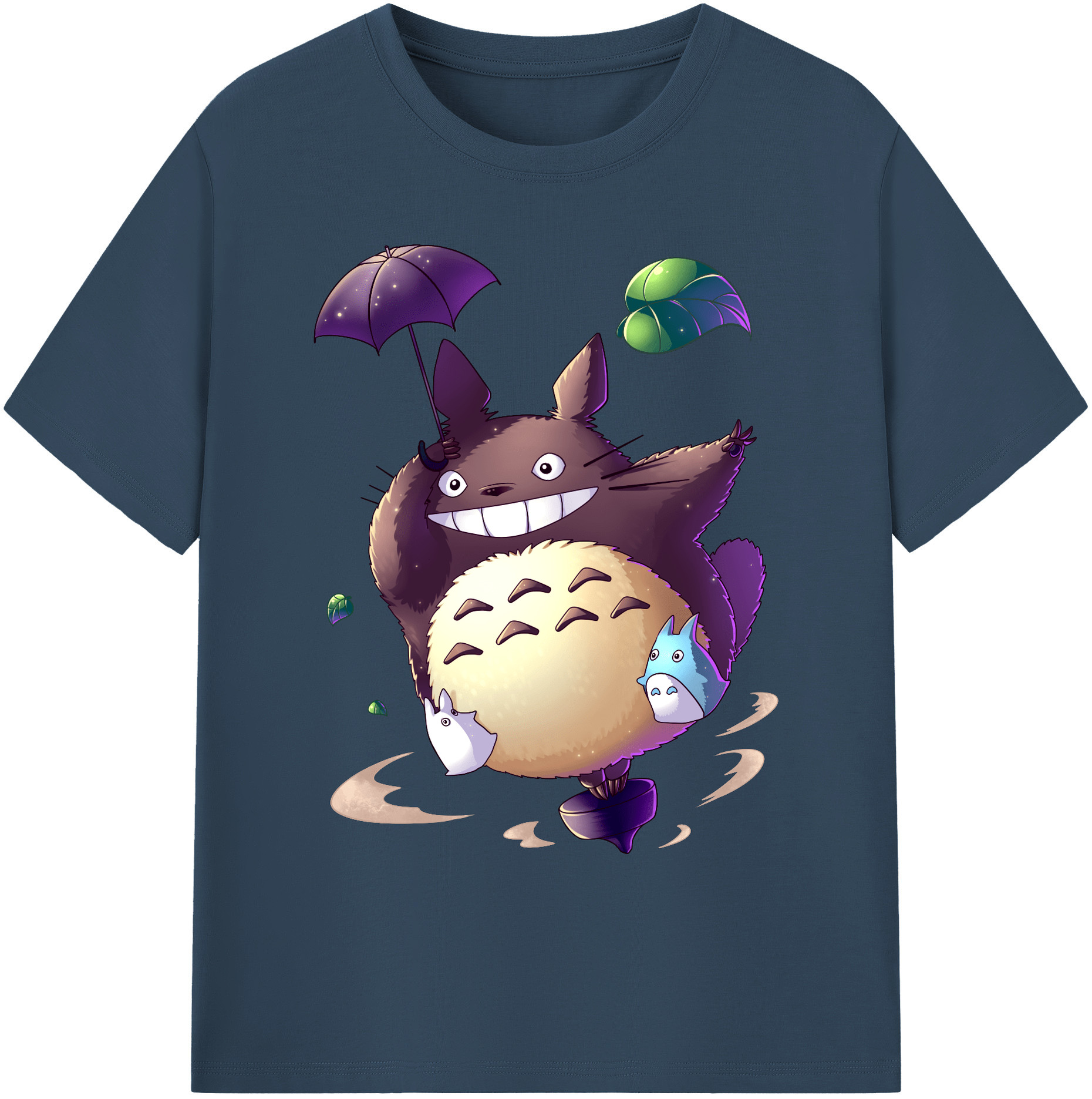（画像用） となりのトトロ 草壁メイ 草壁サツキ My Neighbor Totoro Satsuki Kusakabe Mei Kusakabe 綿100％ メンズ半袖Tシャツ｜肌触りやわらか＆通気性