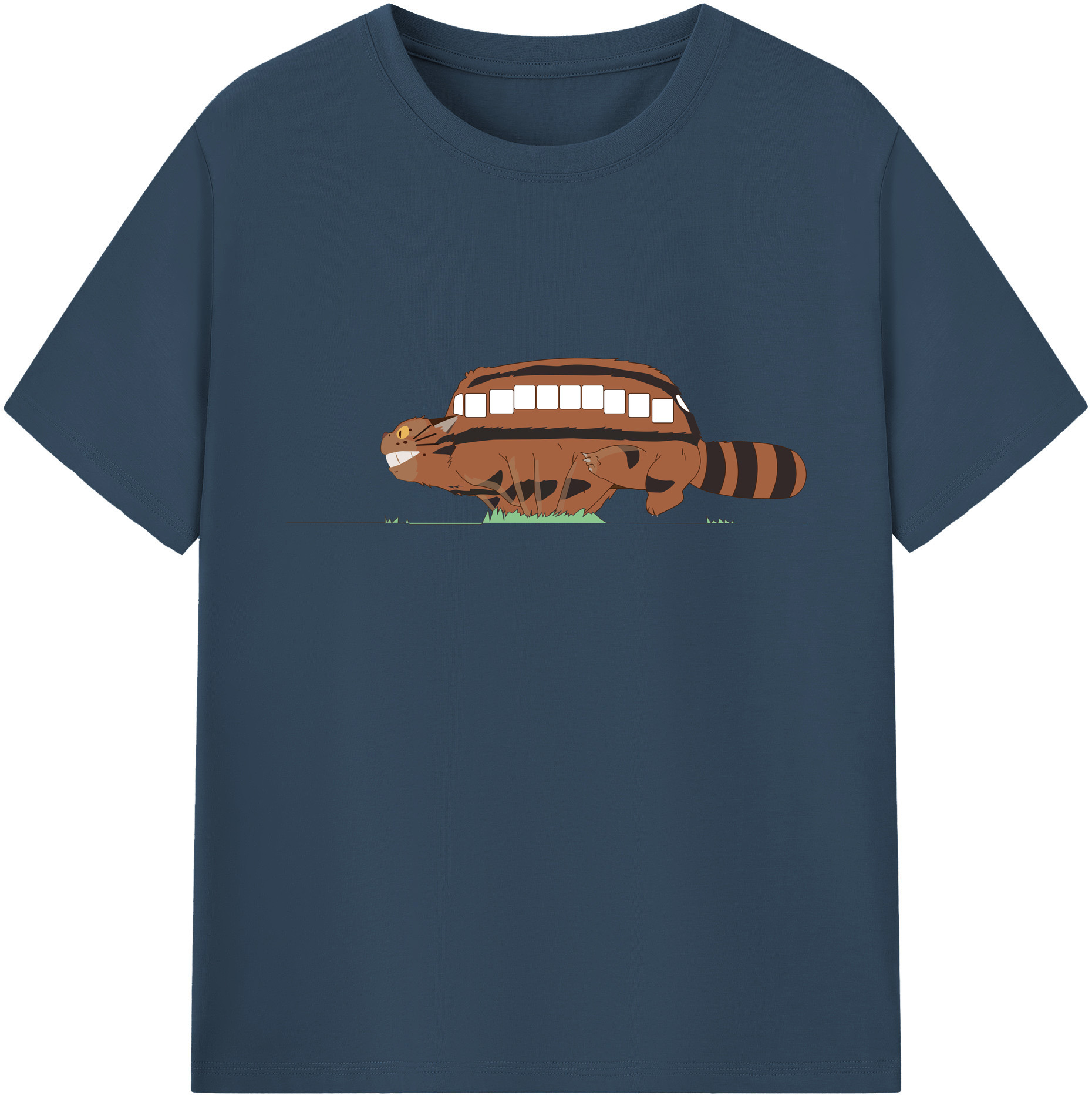 （画像用） となりのトトロ 草壁メイ 草壁サツキ My Neighbor Totoro Satsuki Kusakabe Mei Kusakabe 綿100％ メンズ半袖Tシャツ｜肌触りやわらか＆通気性