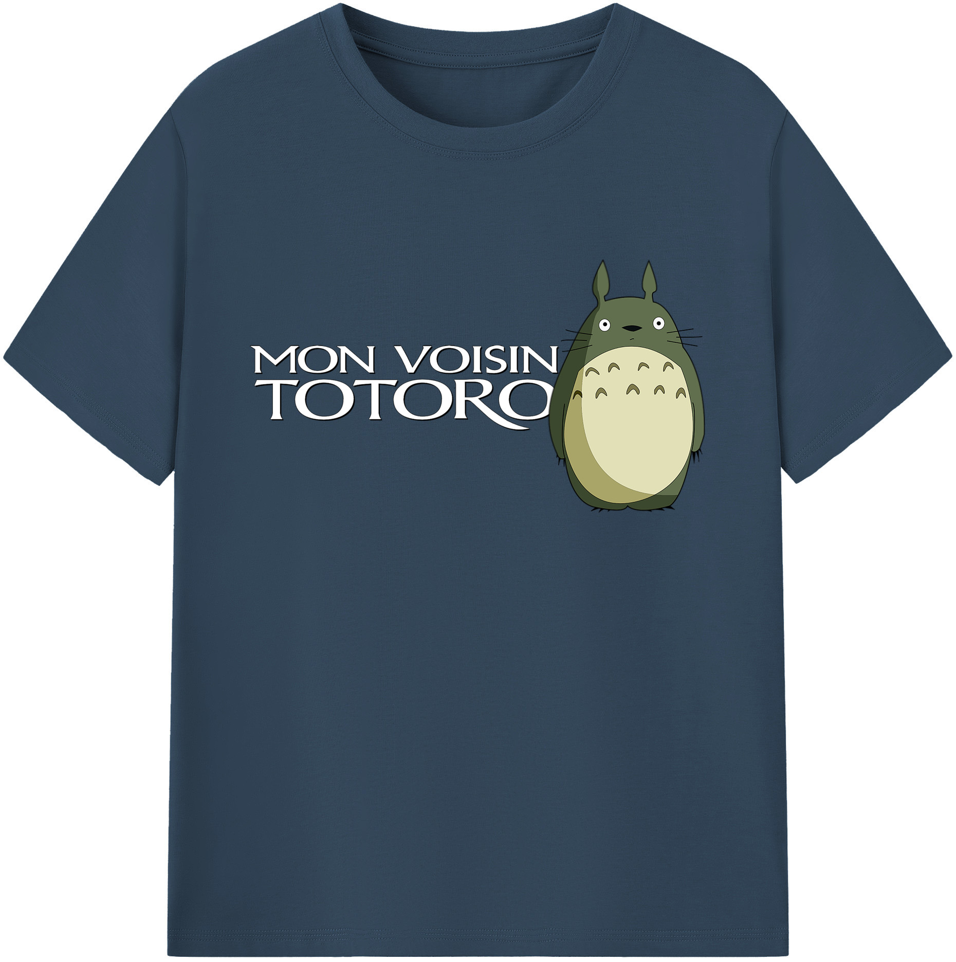 （画像用） となりのトトロ 草壁メイ 草壁サツキ My Neighbor Totoro Satsuki Kusakabe Mei Kusakabe 綿100％ メンズ半袖Tシャツ｜肌触りやわらか＆通気性