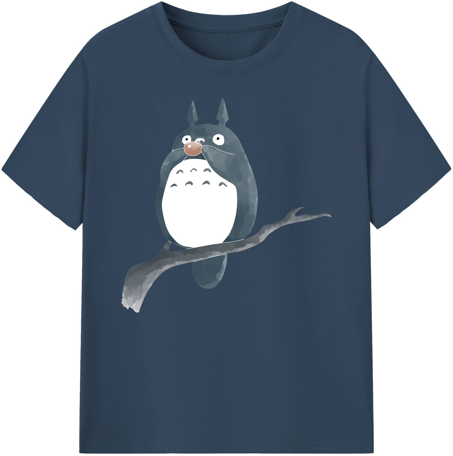 （画像用） となりのトトロ 草壁メイ 草壁サツキ My Neighbor Totoro Satsuki Kusakabe Mei Kusakabe 綿100％ メンズ半袖Tシャツ｜肌触りやわらか＆通気性