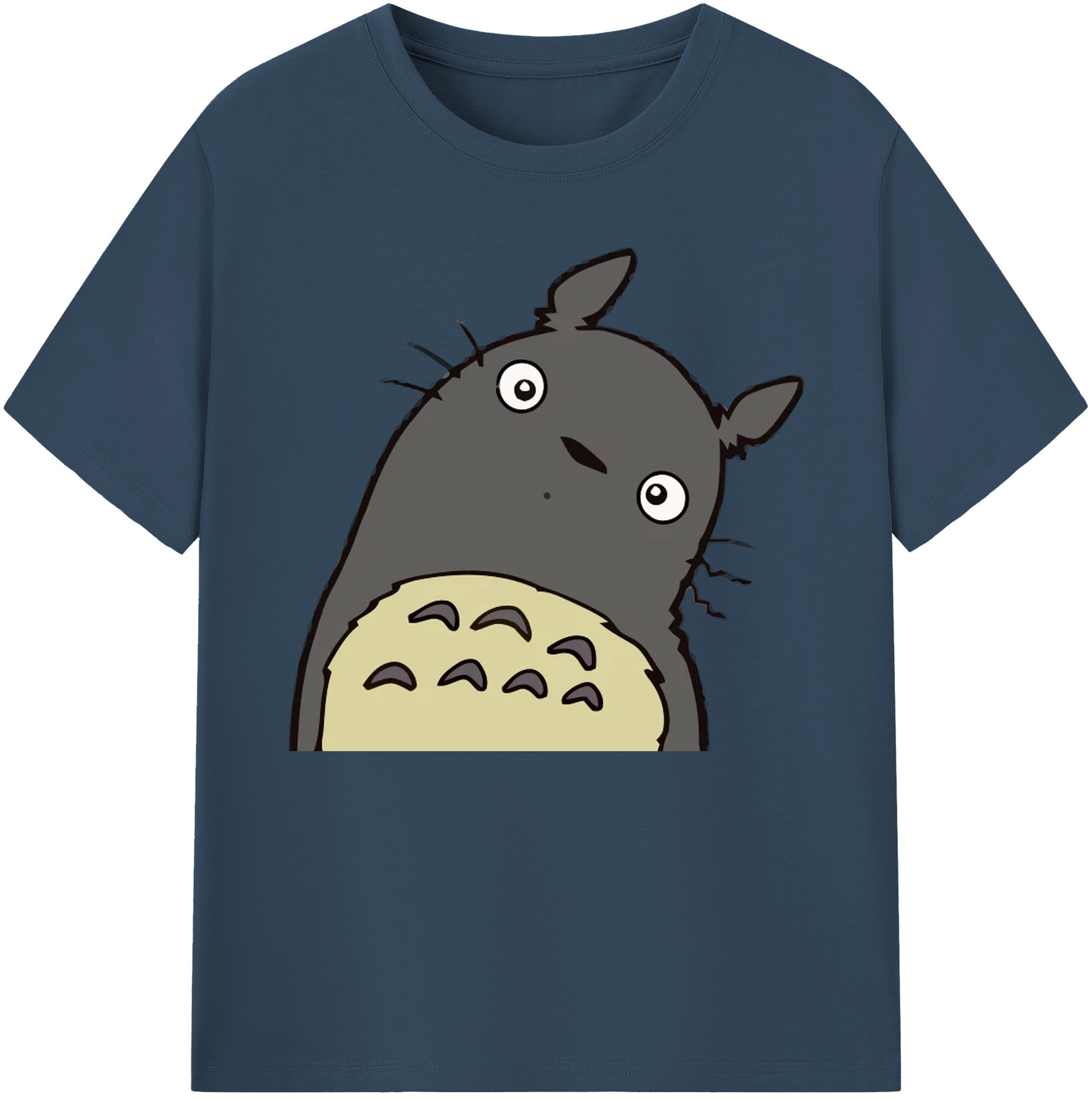 （画像用） となりのトトロ 草壁メイ 草壁サツキ My Neighbor Totoro Satsuki Kusakabe Mei Kusakabe 綿100％ メンズ半袖Tシャツ｜肌触りやわらか＆通気性