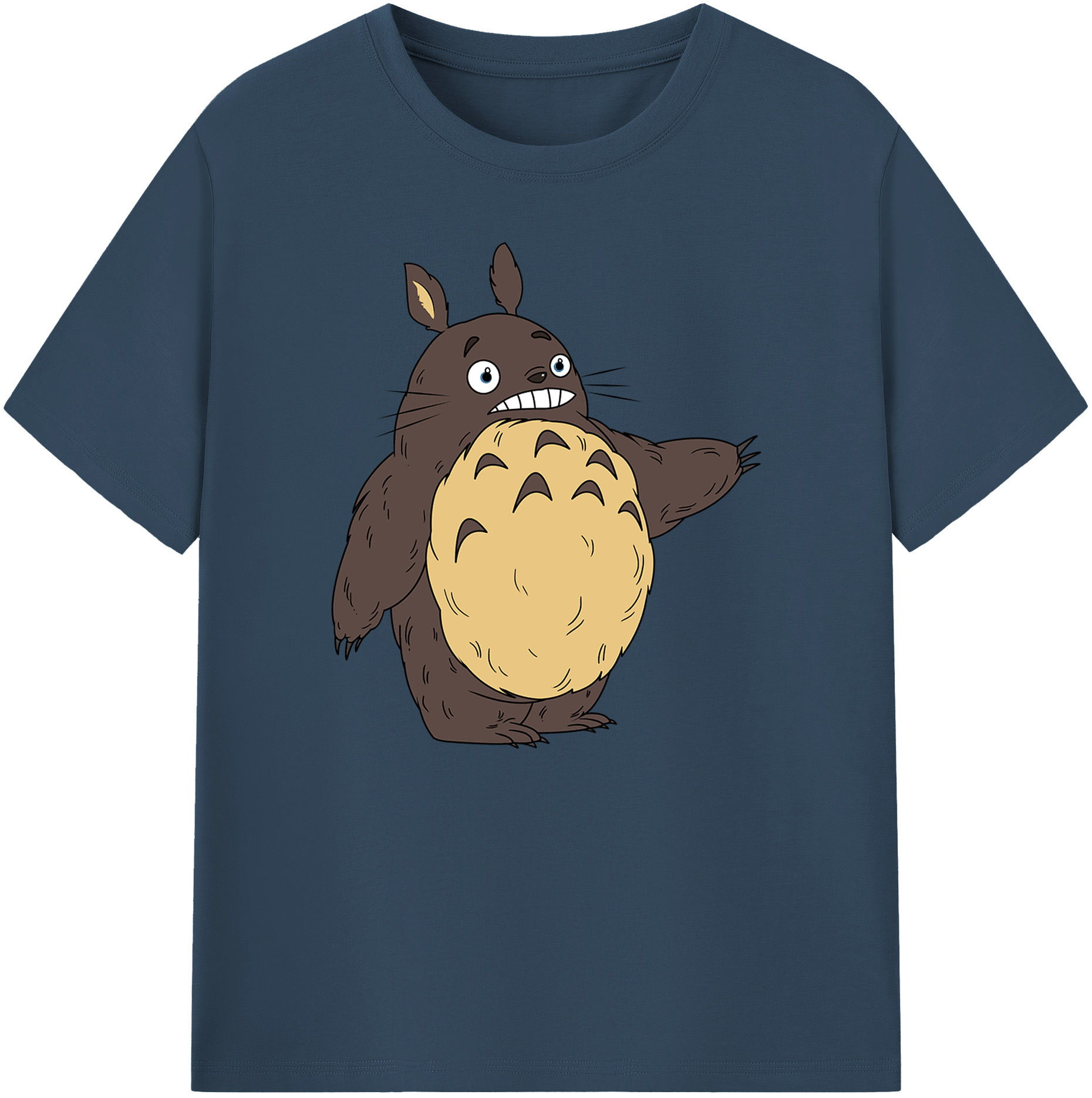 （画像用） となりのトトロ 草壁メイ 草壁サツキ My Neighbor Totoro Satsuki Kusakabe Mei Kusakabe 綿100％ メンズ半袖Tシャツ｜肌触りやわらか＆通気性