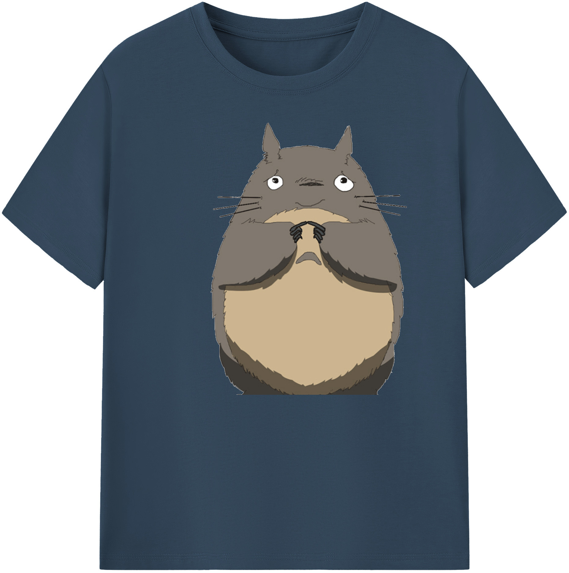 （画像用） となりのトトロ 草壁メイ 草壁サツキ My Neighbor Totoro Satsuki Kusakabe Mei Kusakabe 綿100％ メンズ半袖Tシャツ｜肌触りやわらか＆通気性