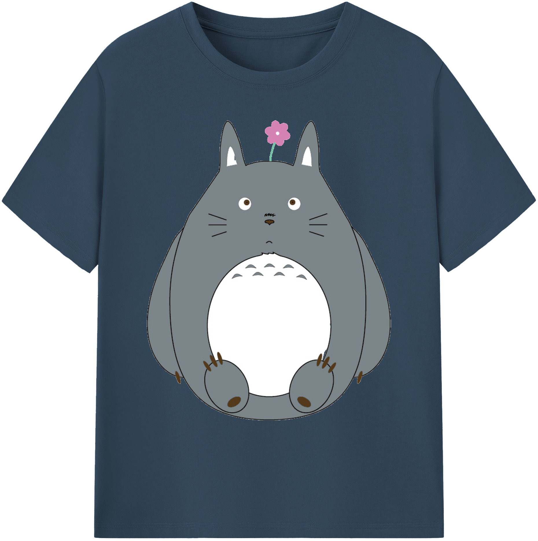 （画像用） となりのトトロ 草壁メイ 草壁サツキ My Neighbor Totoro Satsuki Kusakabe Mei Kusakabe 綿100％ メンズ半袖Tシャツ｜肌触りやわらか＆通気性