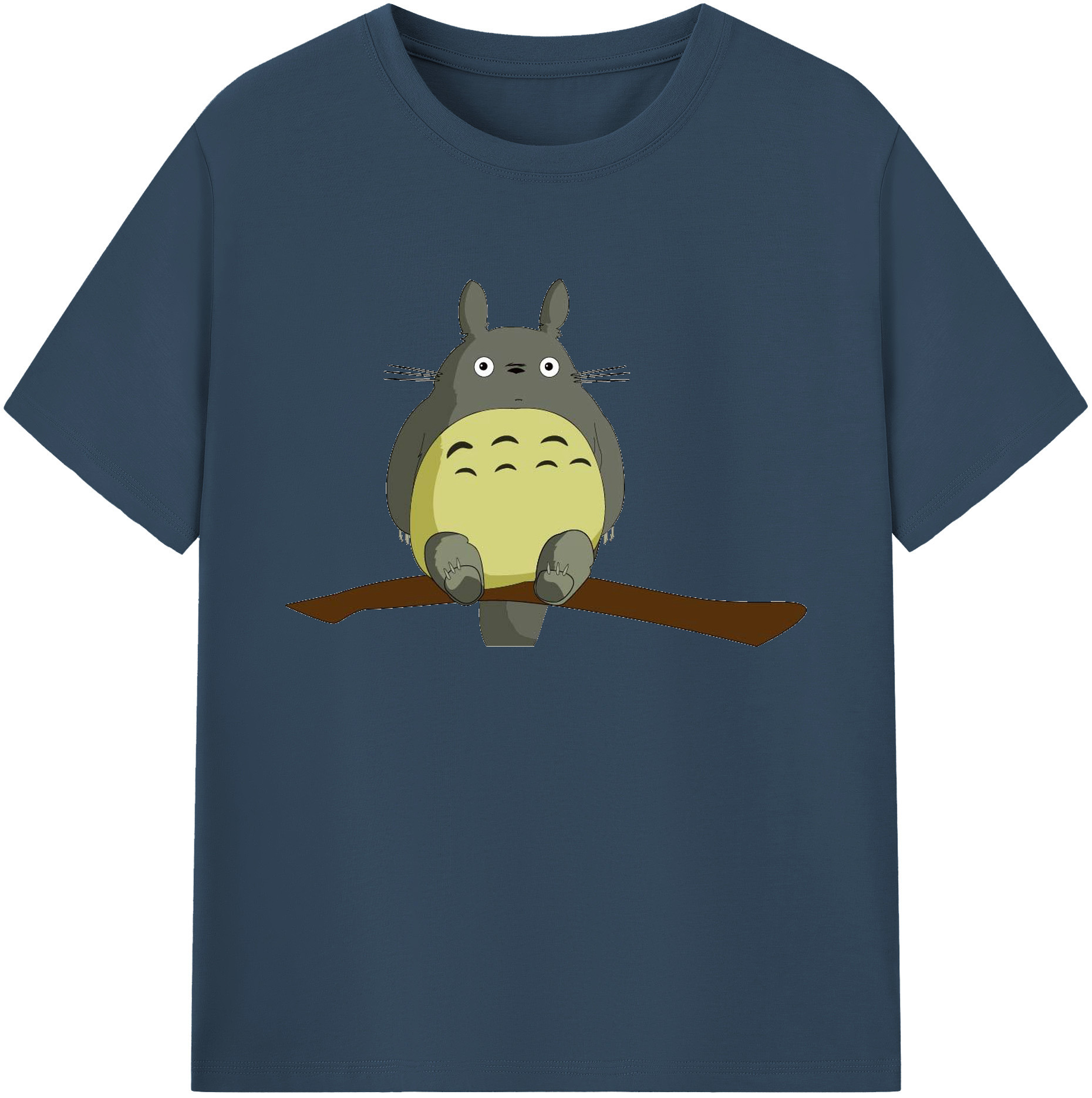 （画像用） となりのトトロ 草壁メイ 草壁サツキ My Neighbor Totoro Satsuki Kusakabe Mei Kusakabe 綿100％ メンズ半袖Tシャツ｜肌触りやわらか＆通気性