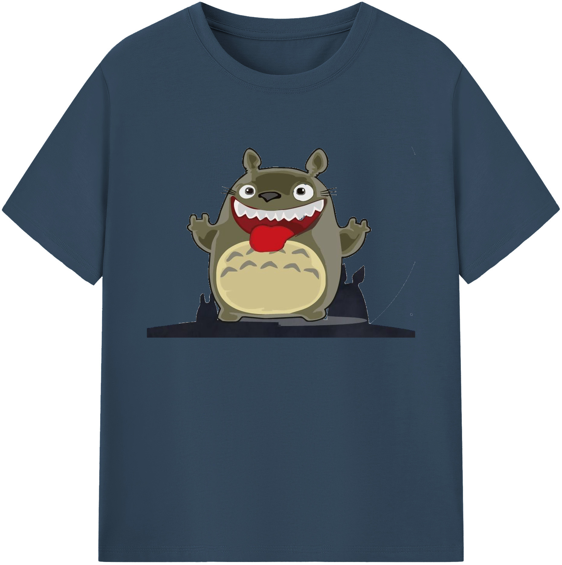 （画像用） となりのトトロ 草壁メイ 草壁サツキ My Neighbor Totoro Satsuki Kusakabe Mei Kusakabe 綿100％ メンズ半袖Tシャツ｜肌触りやわらか＆通気性