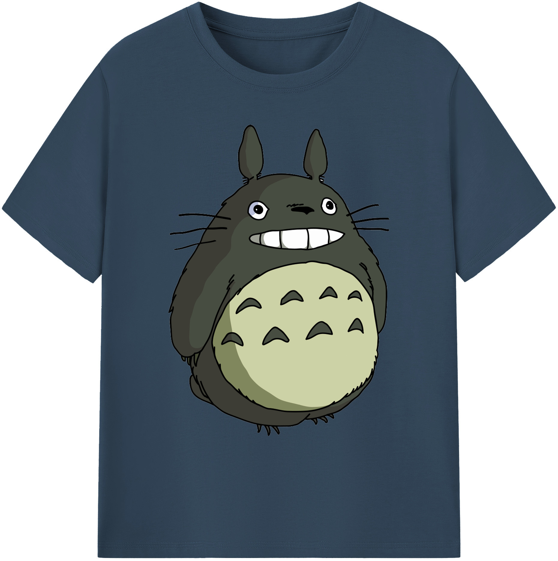 （画像用） となりのトトロ 草壁メイ 草壁サツキ My Neighbor Totoro Satsuki Kusakabe Mei Kusakabe 綿100％ メンズ半袖Tシャツ｜肌触りやわらか＆通気性