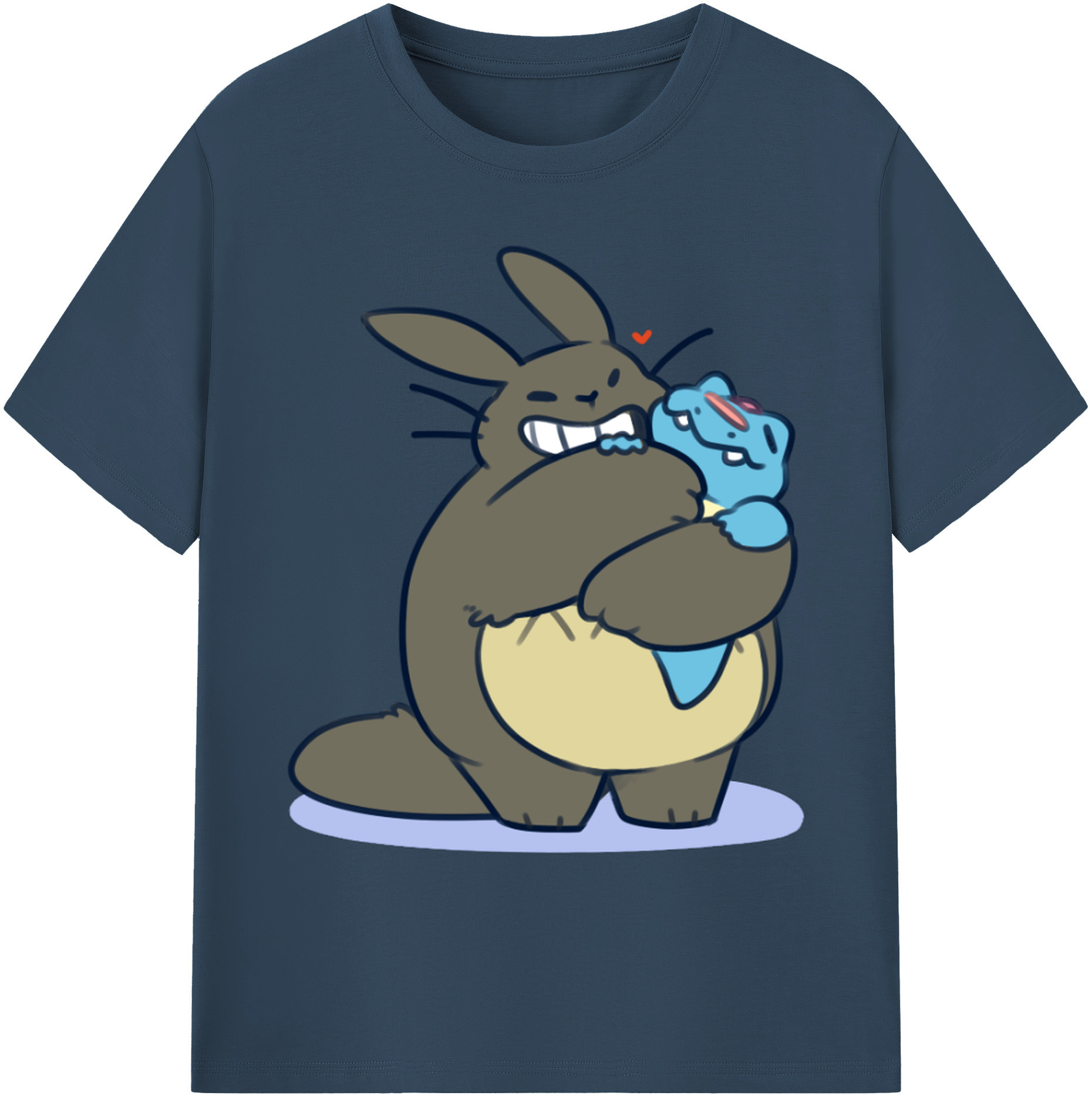 （画像用） となりのトトロ 草壁メイ 草壁サツキ My Neighbor Totoro Satsuki Kusakabe Mei Kusakabe 綿100％ メンズ半袖Tシャツ｜肌触りやわらか＆通気性