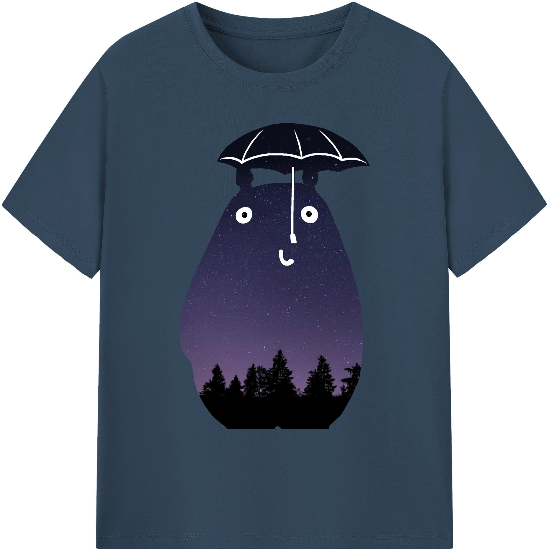 （画像用） となりのトトロ 草壁メイ 草壁サツキ My Neighbor Totoro Satsuki Kusakabe Mei Kusakabe 綿100％ メンズ半袖Tシャツ｜肌触りやわらか＆通気性
