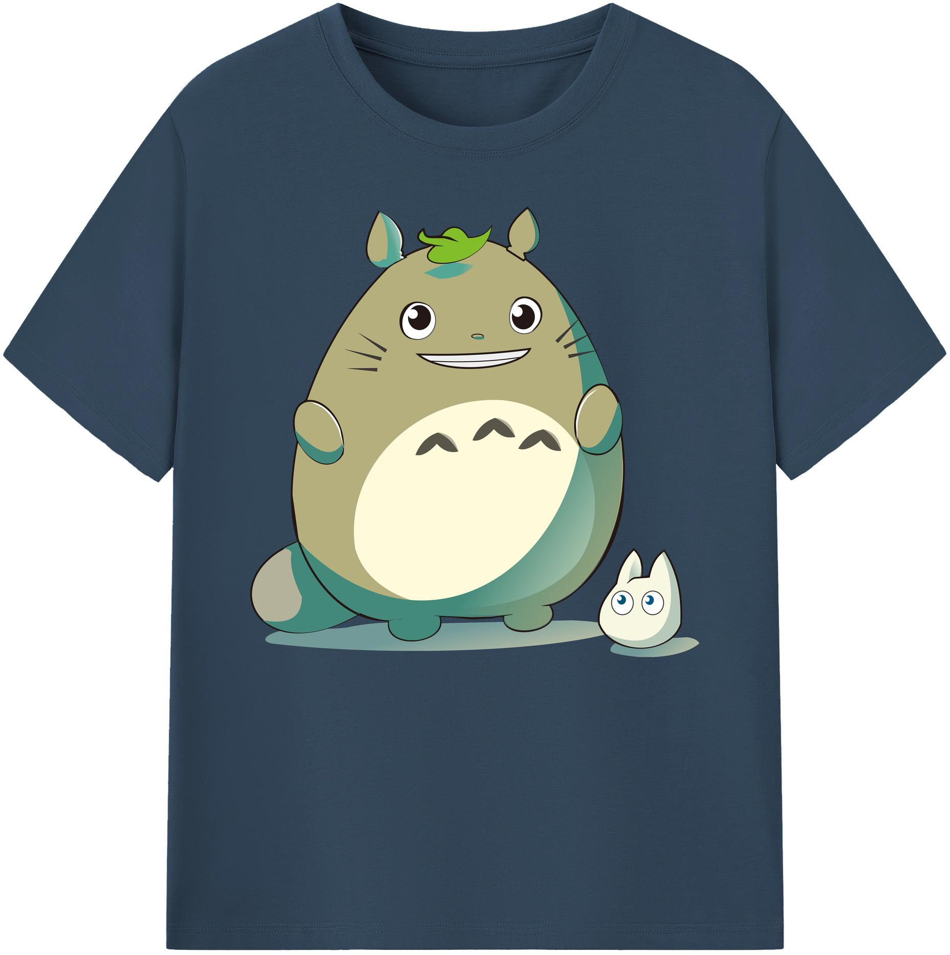 （画像用） となりのトトロ 草壁メイ 草壁サツキ My Neighbor Totoro Satsuki Kusakabe Mei Kusakabe 綿100％ メンズ半袖Tシャツ｜肌触りやわらか＆通気性