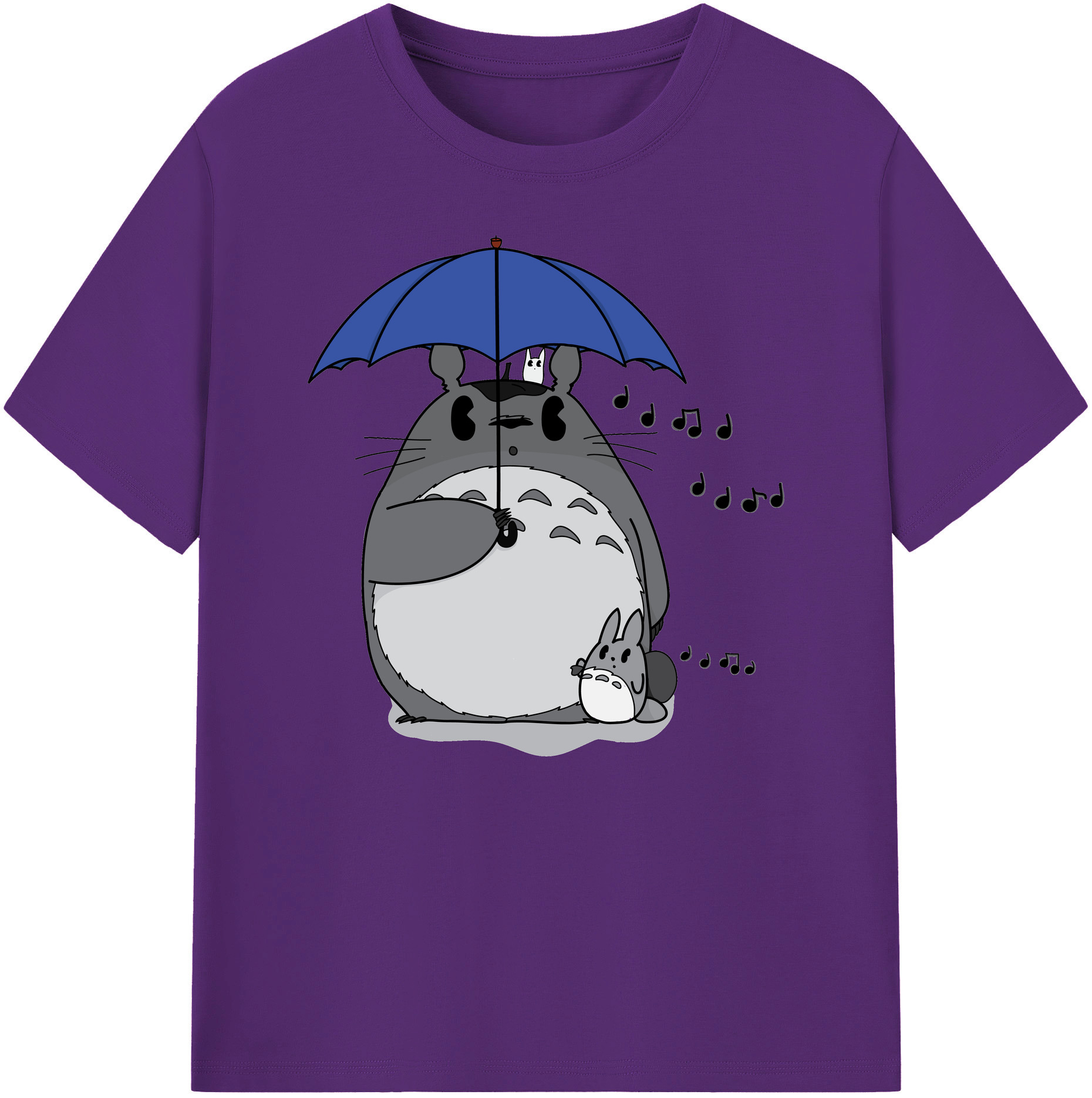 （画像用） となりのトトロ 草壁メイ 草壁サツキ My Neighbor Totoro Satsuki Kusakabe Mei Kusakabe 綿100％ メンズ半袖Tシャツ｜肌触りやわらか＆通気性