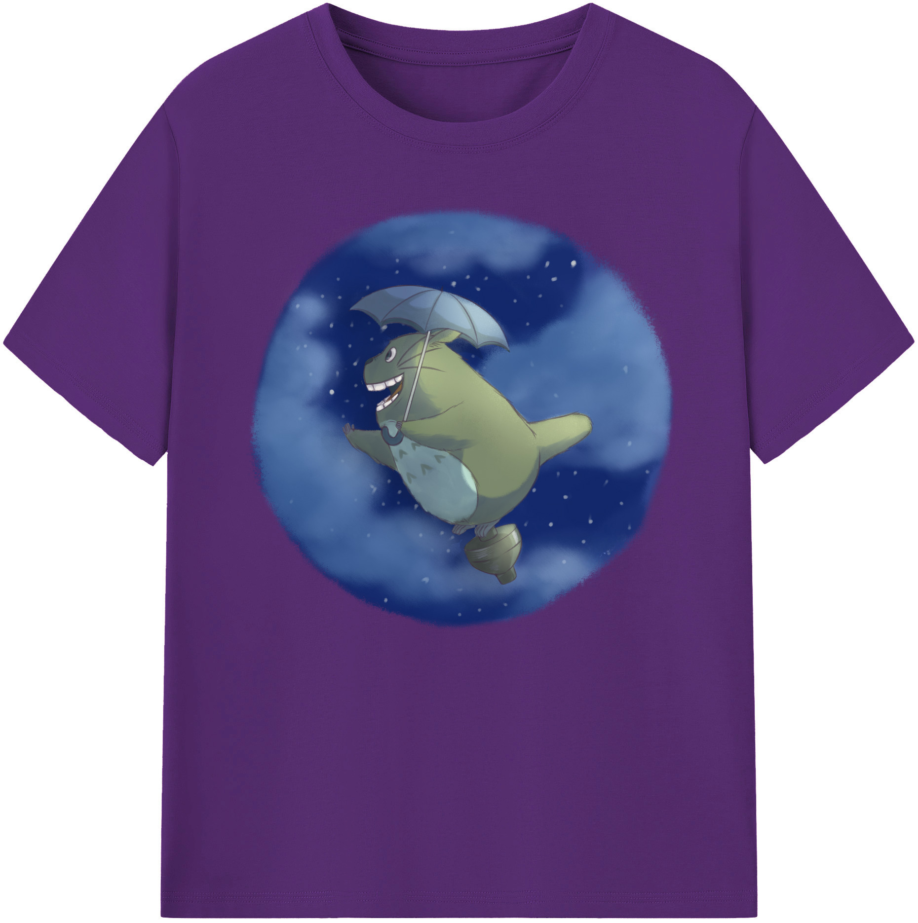 （画像用） となりのトトロ 草壁メイ 草壁サツキ My Neighbor Totoro Satsuki Kusakabe Mei Kusakabe 綿100％ メンズ半袖Tシャツ｜肌触りやわらか＆通気性