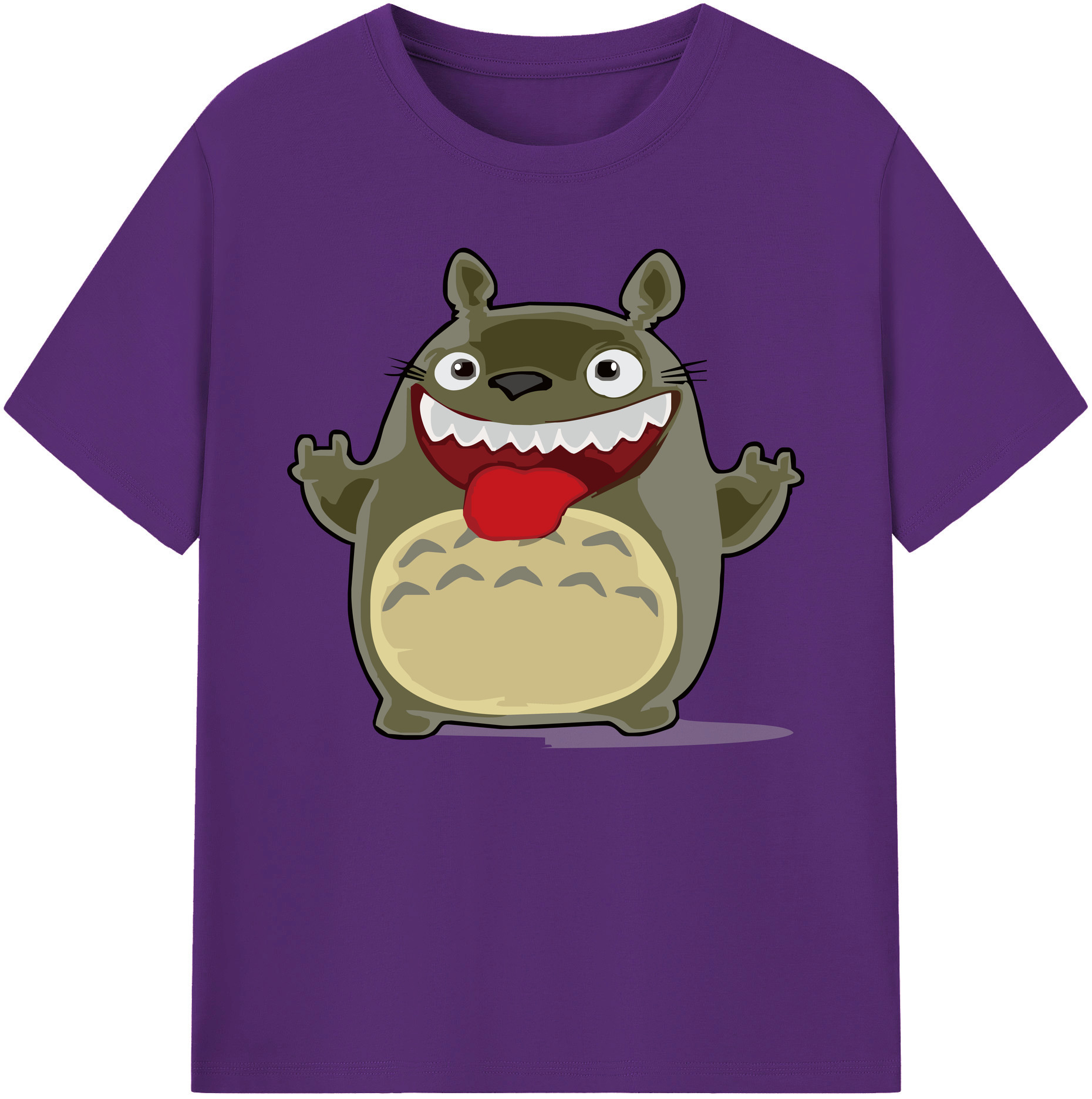 （画像用） となりのトトロ 草壁メイ 草壁サツキ My Neighbor Totoro Satsuki Kusakabe Mei Kusakabe 綿100％ メンズ半袖Tシャツ｜肌触りやわらか＆通気性