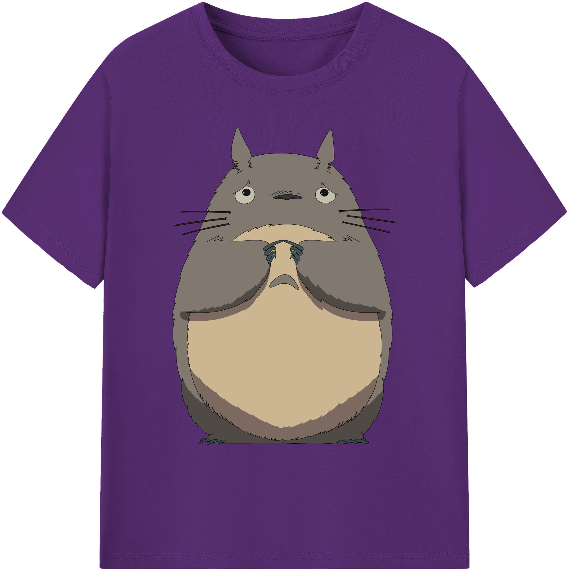 （画像用） となりのトトロ 草壁メイ 草壁サツキ My Neighbor Totoro Satsuki Kusakabe Mei Kusakabe 綿100％ メンズ半袖Tシャツ｜肌触りやわらか＆通気性