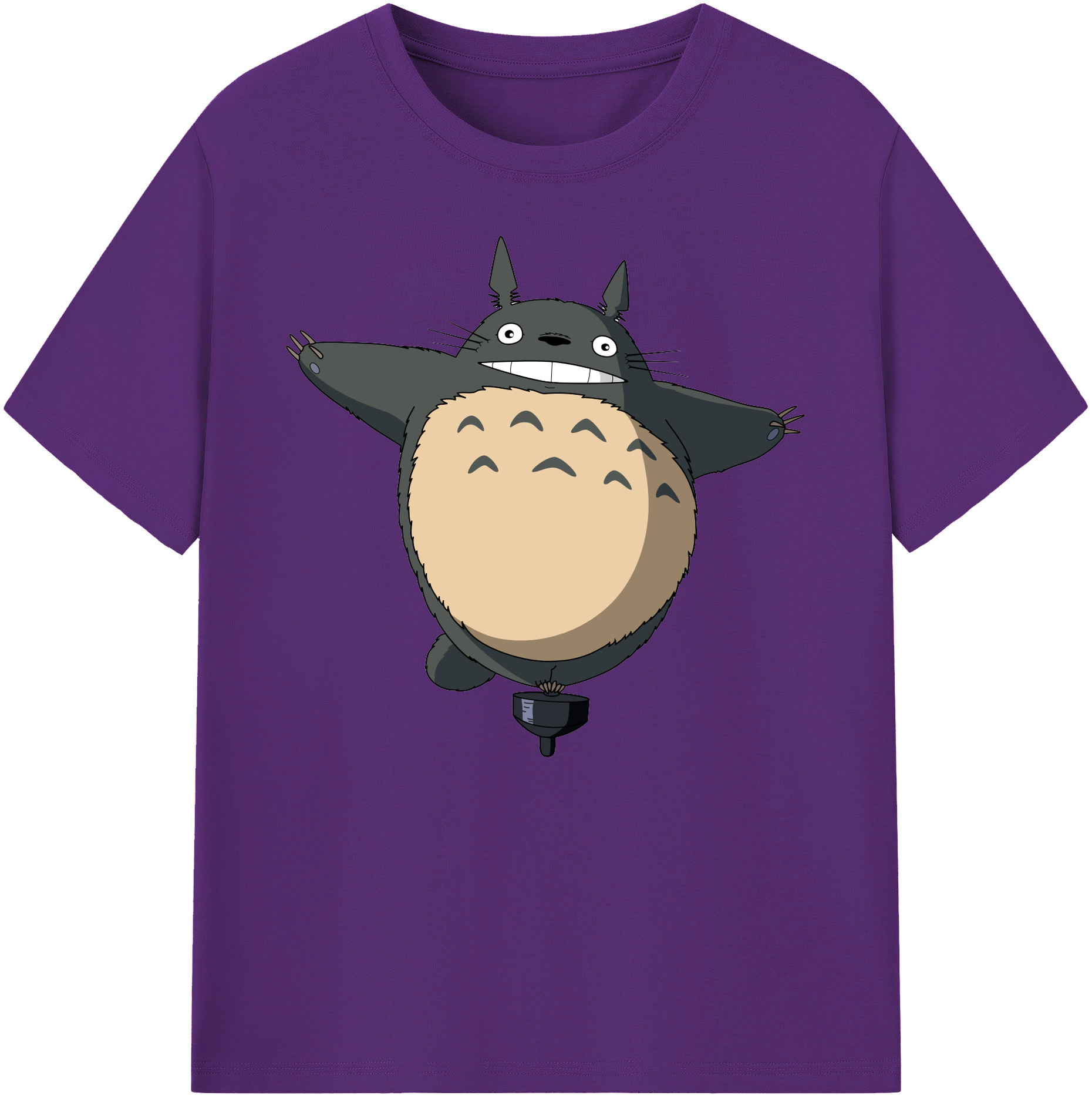 （画像用） となりのトトロ 草壁メイ 草壁サツキ My Neighbor Totoro Satsuki Kusakabe Mei Kusakabe 綿100％ メンズ半袖Tシャツ｜肌触りやわらか＆通気性