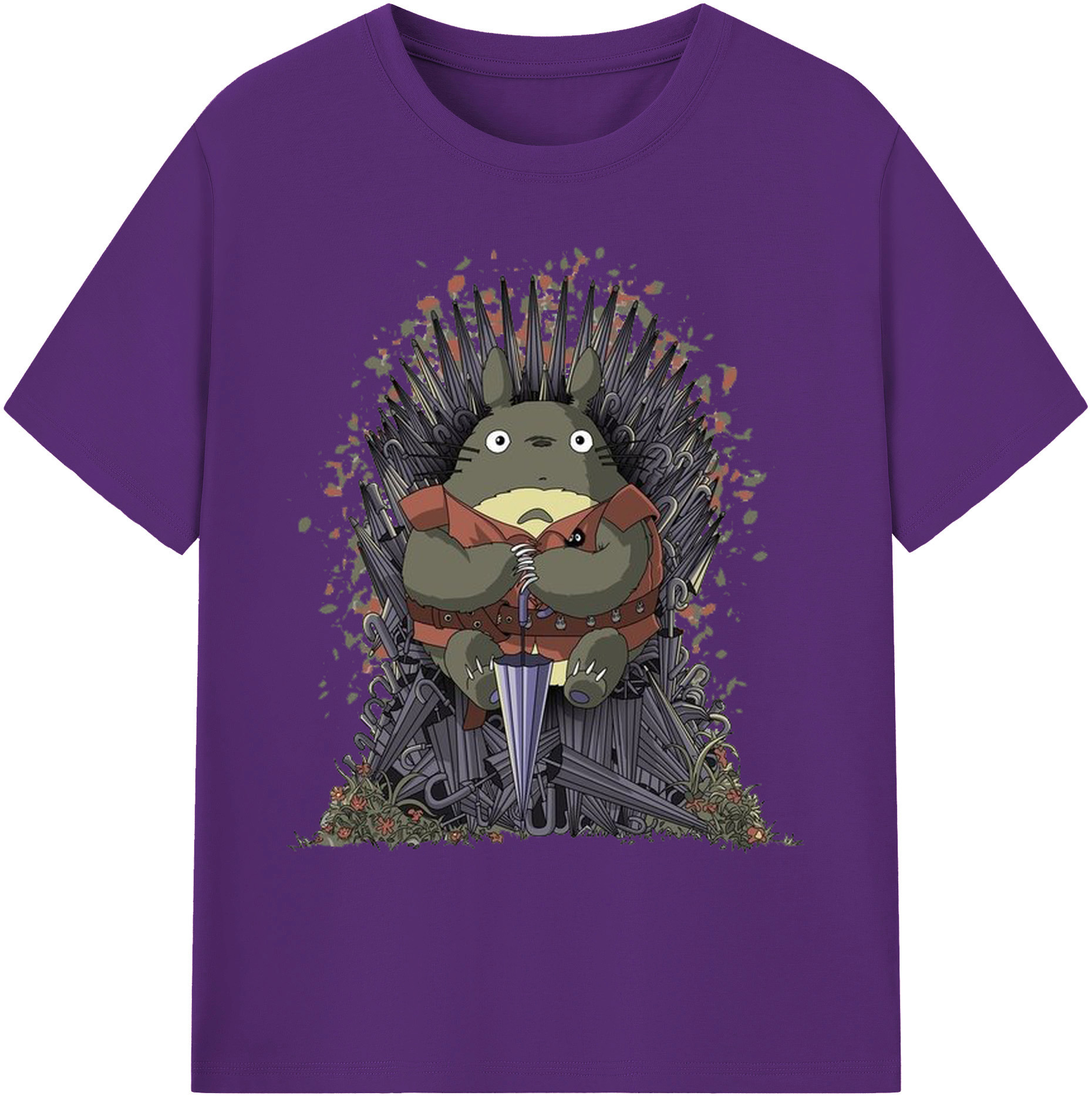 （画像用） となりのトトロ 草壁メイ 草壁サツキ My Neighbor Totoro Satsuki Kusakabe Mei Kusakabe 綿100％ メンズ半袖Tシャツ｜肌触りやわらか＆通気性