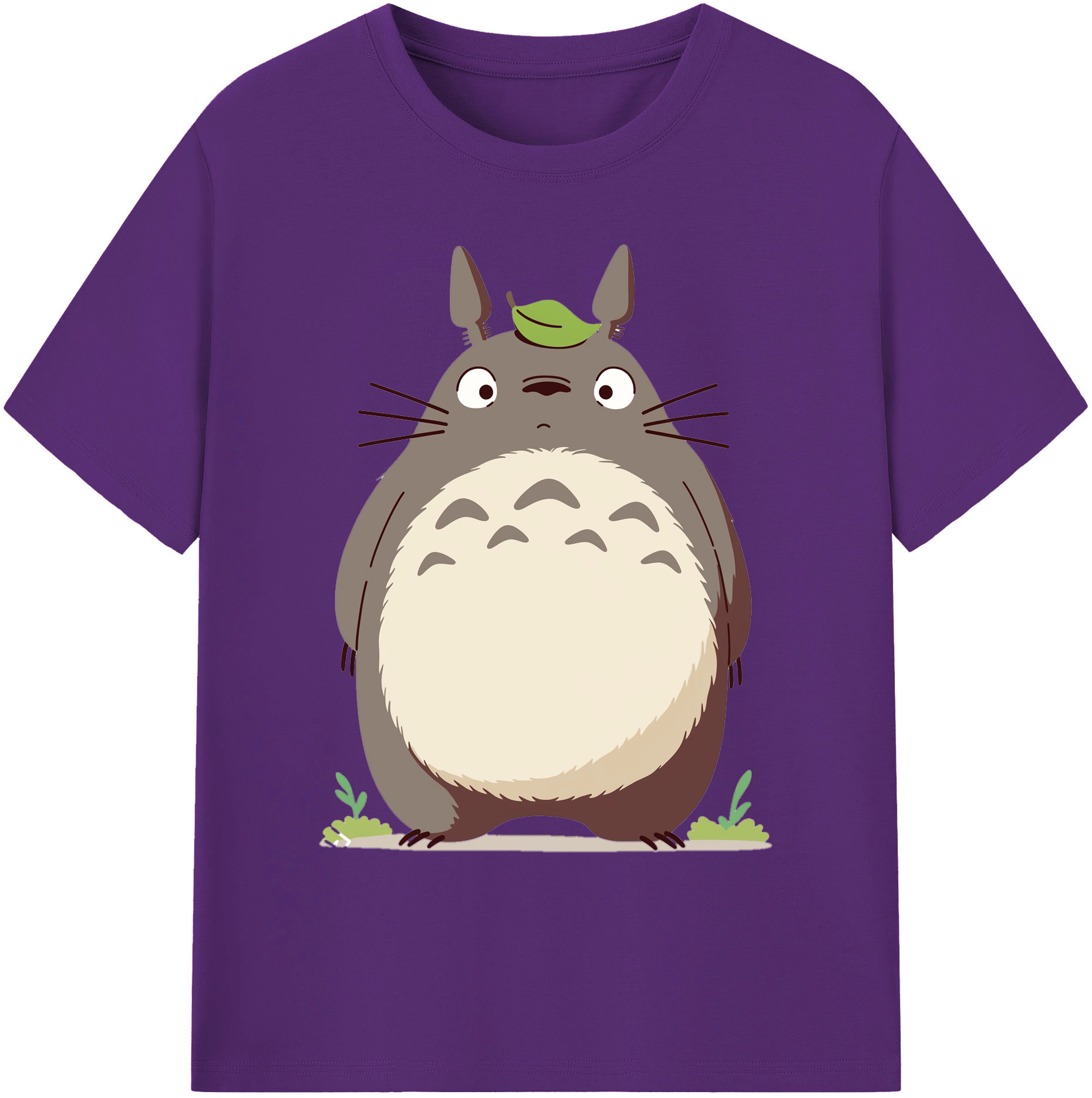 （画像用） となりのトトロ 草壁メイ 草壁サツキ My Neighbor Totoro Satsuki Kusakabe Mei Kusakabe 綿100％ メンズ半袖Tシャツ｜肌触りやわらか＆通気性