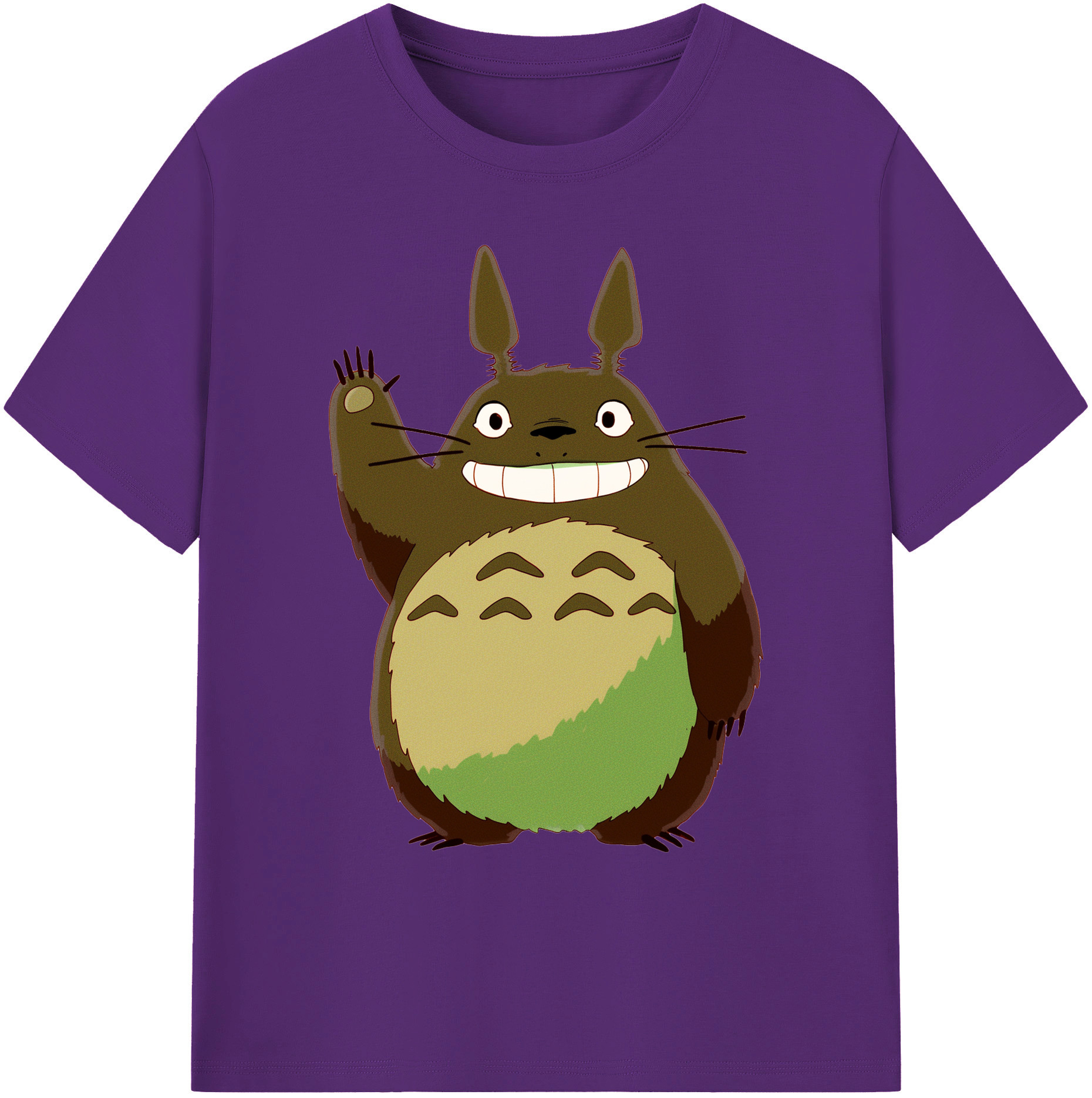 （画像用） となりのトトロ 草壁メイ 草壁サツキ My Neighbor Totoro Satsuki Kusakabe Mei Kusakabe 綿100％ メンズ半袖Tシャツ｜肌触りやわらか＆通気性