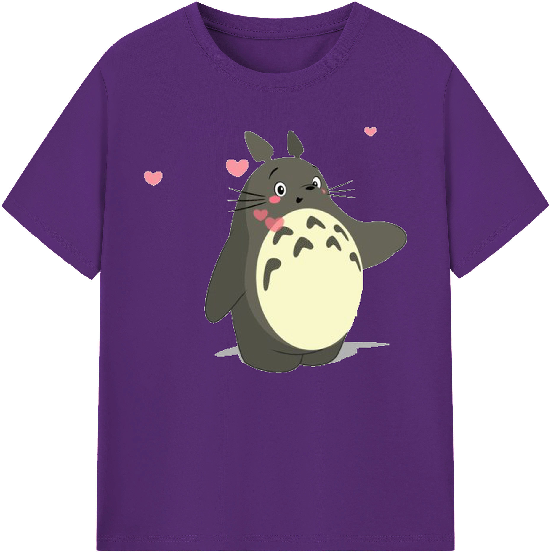（画像用） となりのトトロ 草壁メイ 草壁サツキ My Neighbor Totoro Satsuki Kusakabe Mei Kusakabe 綿100％ メンズ半袖Tシャツ｜肌触りやわらか＆通気性
