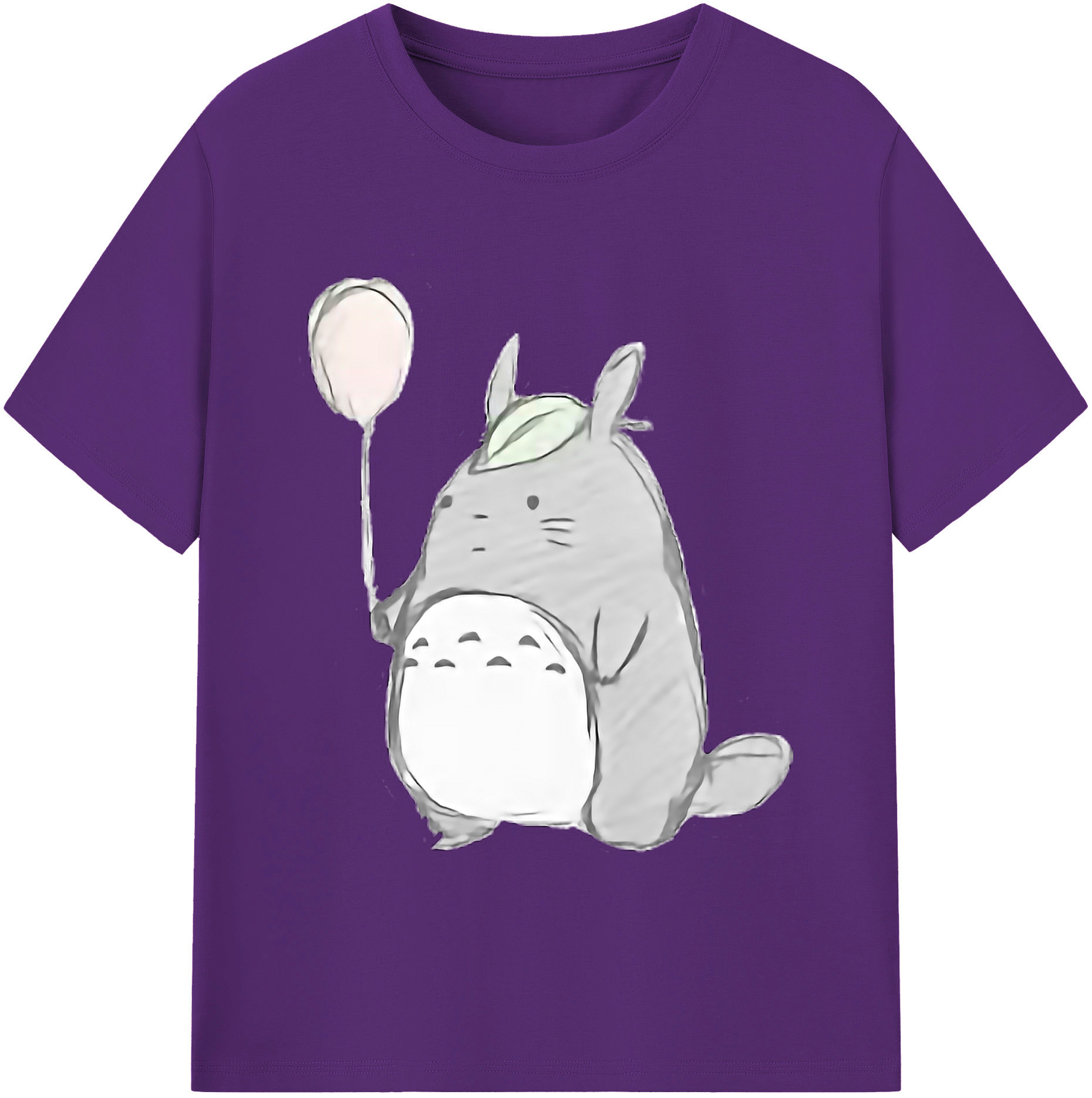 （画像用） となりのトトロ 草壁メイ 草壁サツキ My Neighbor Totoro Satsuki Kusakabe Mei Kusakabe 綿100％ メンズ半袖Tシャツ｜肌触りやわらか＆通気性