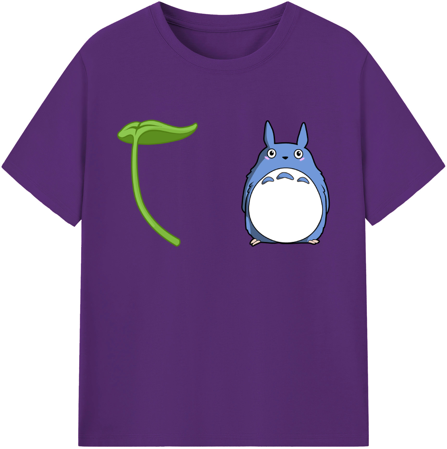 （画像用） となりのトトロ 草壁メイ 草壁サツキ My Neighbor Totoro Satsuki Kusakabe Mei Kusakabe 綿100％ メンズ半袖Tシャツ｜肌触りやわらか＆通気性