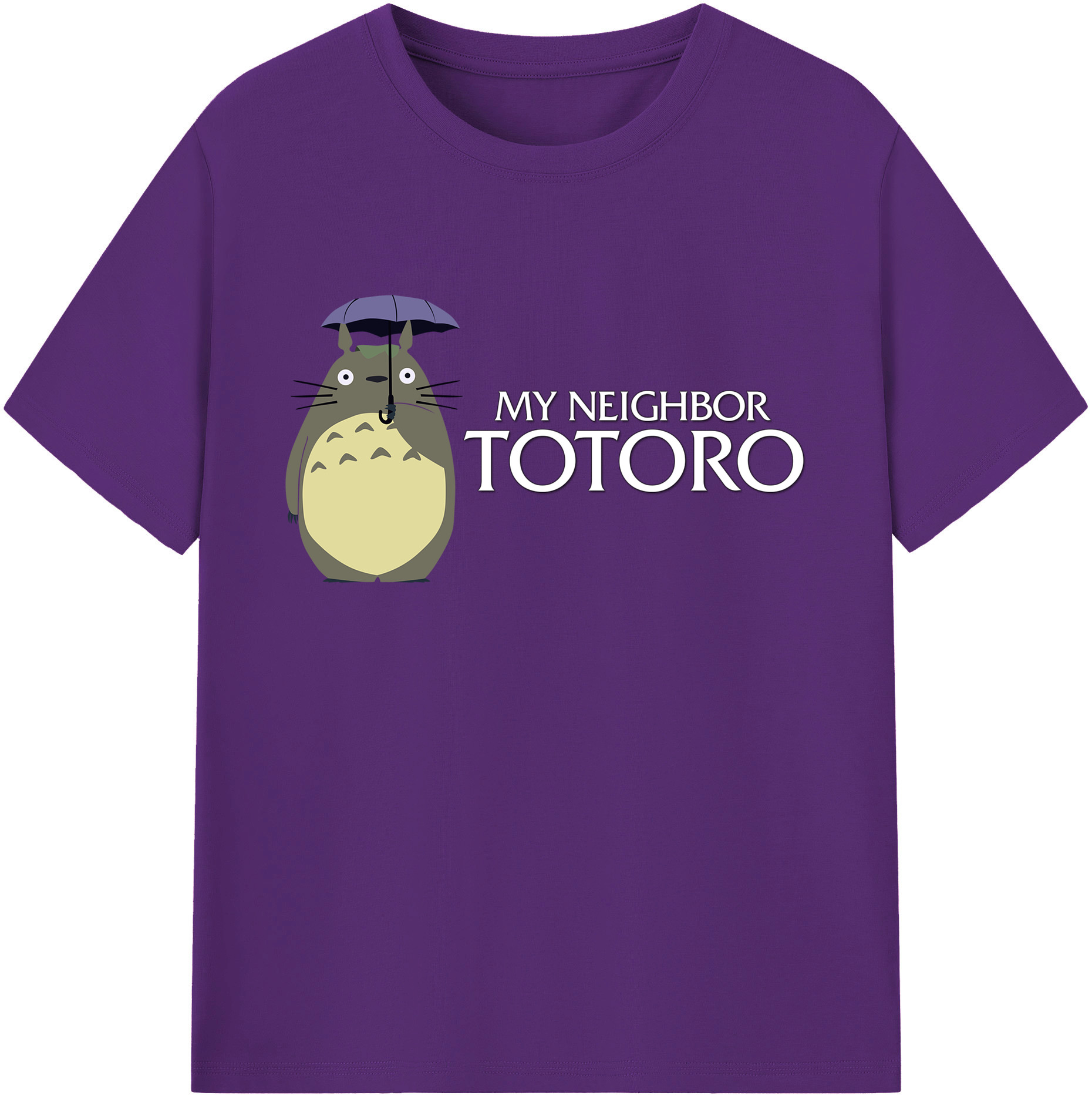 （画像用） となりのトトロ 草壁メイ 草壁サツキ My Neighbor Totoro Satsuki Kusakabe Mei Kusakabe 綿100％ メンズ半袖Tシャツ｜肌触りやわらか＆通気性