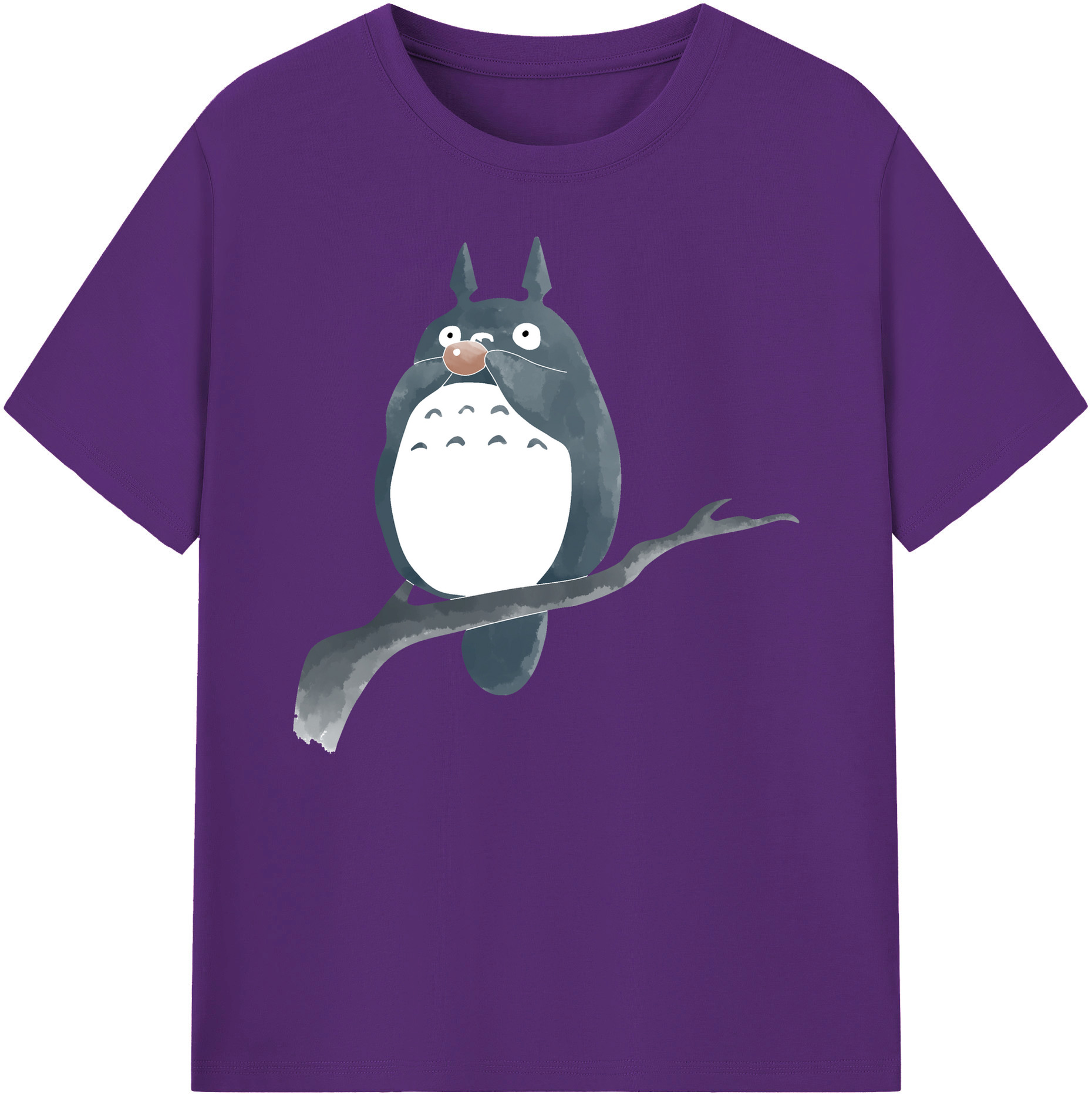 （画像用） となりのトトロ 草壁メイ 草壁サツキ My Neighbor Totoro Satsuki Kusakabe Mei Kusakabe 綿100％ メンズ半袖Tシャツ｜肌触りやわらか＆通気性