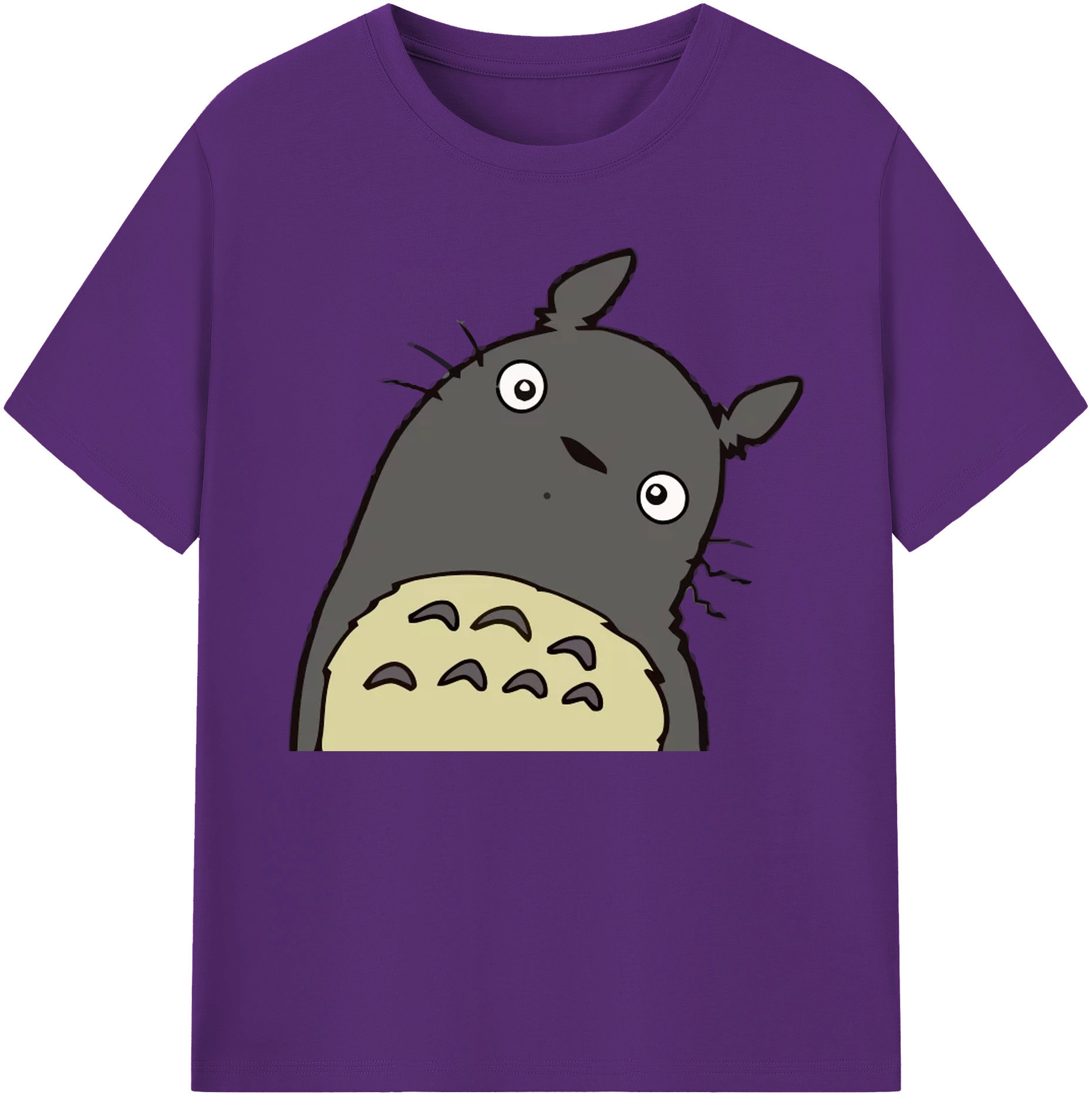 （画像用） となりのトトロ 草壁メイ 草壁サツキ My Neighbor Totoro Satsuki Kusakabe Mei Kusakabe 綿100％ メンズ半袖Tシャツ｜肌触りやわらか＆通気性