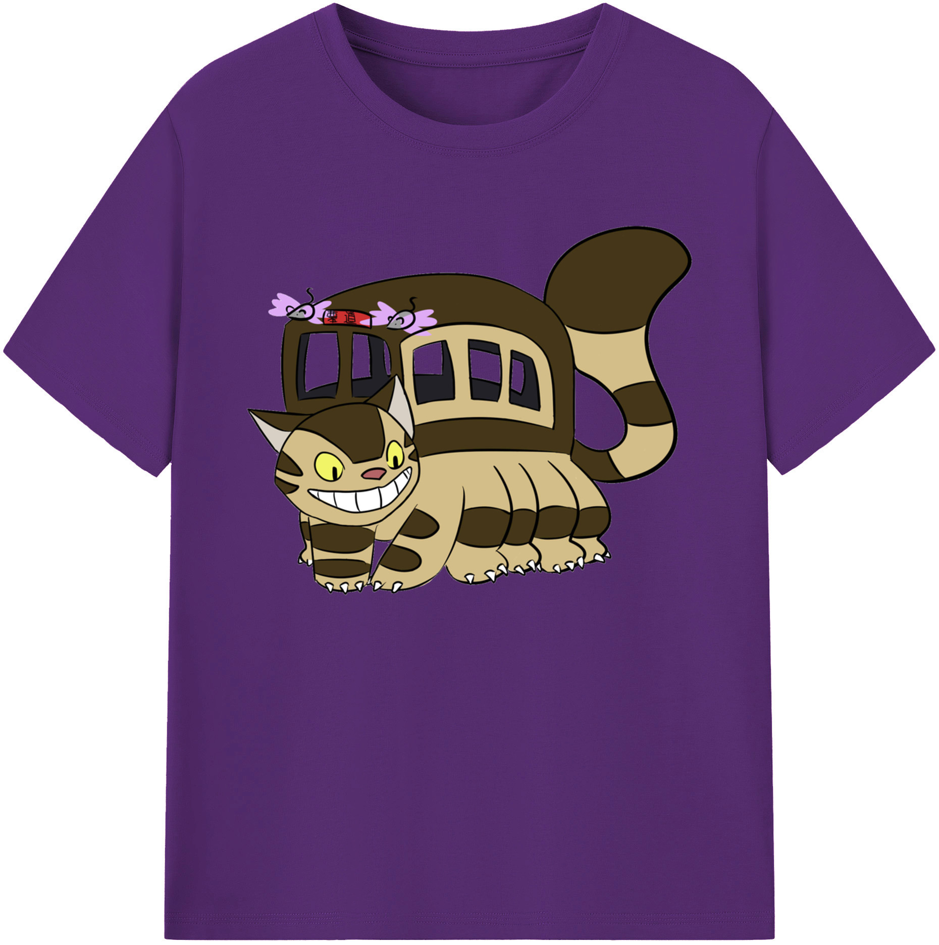 （画像用） となりのトトロ 草壁メイ 草壁サツキ My Neighbor Totoro Satsuki Kusakabe Mei Kusakabe 綿100％ メンズ半袖Tシャツ｜肌触りやわらか＆通気性