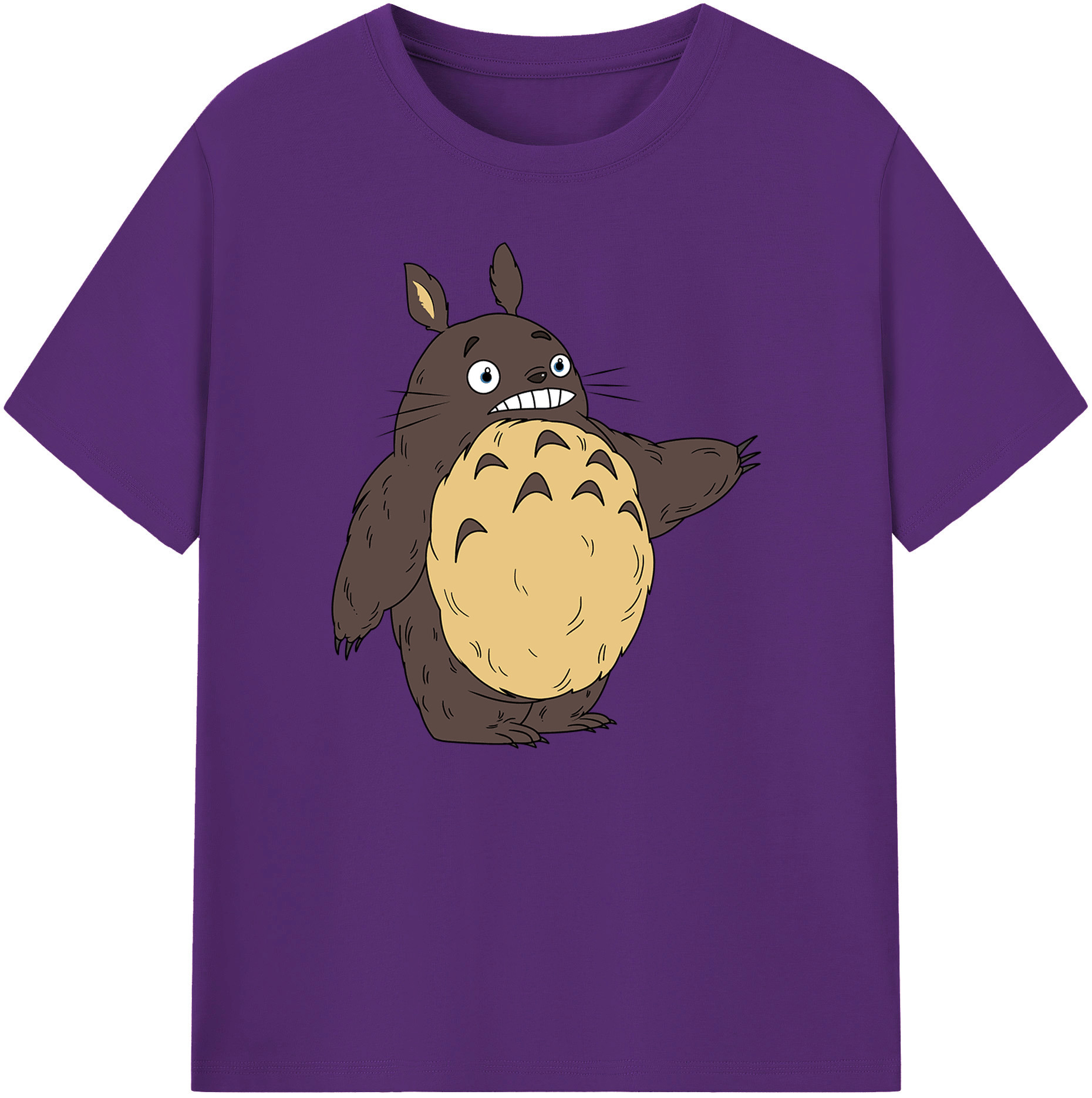 （画像用） となりのトトロ 草壁メイ 草壁サツキ My Neighbor Totoro Satsuki Kusakabe Mei Kusakabe 綿100％ メンズ半袖Tシャツ｜肌触りやわらか＆通気性