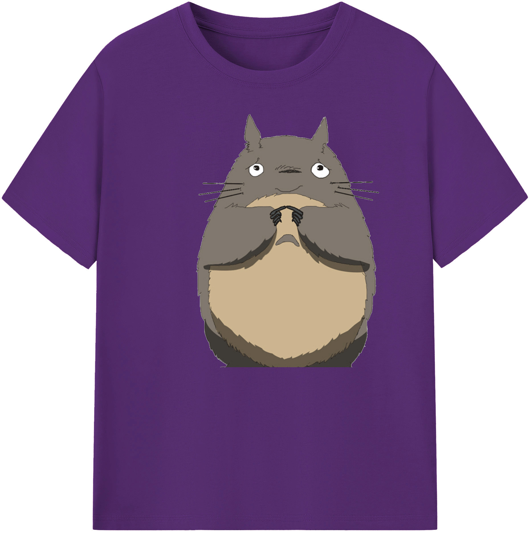 （画像用） となりのトトロ 草壁メイ 草壁サツキ My Neighbor Totoro Satsuki Kusakabe Mei Kusakabe 綿100％ メンズ半袖Tシャツ｜肌触りやわらか＆通気性
