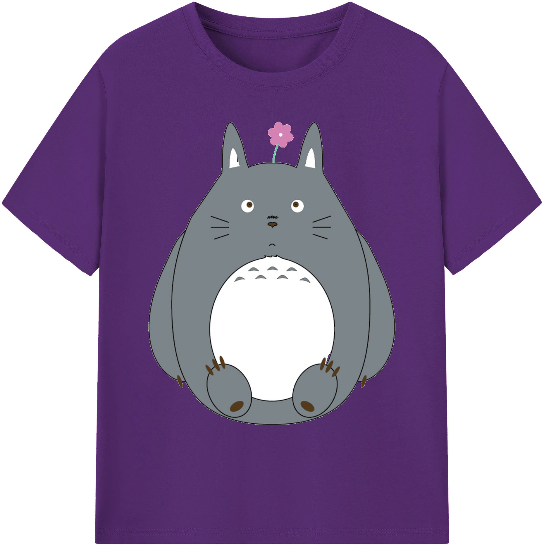 （画像用） となりのトトロ 草壁メイ 草壁サツキ My Neighbor Totoro Satsuki Kusakabe Mei Kusakabe 綿100％ メンズ半袖Tシャツ｜肌触りやわらか＆通気性