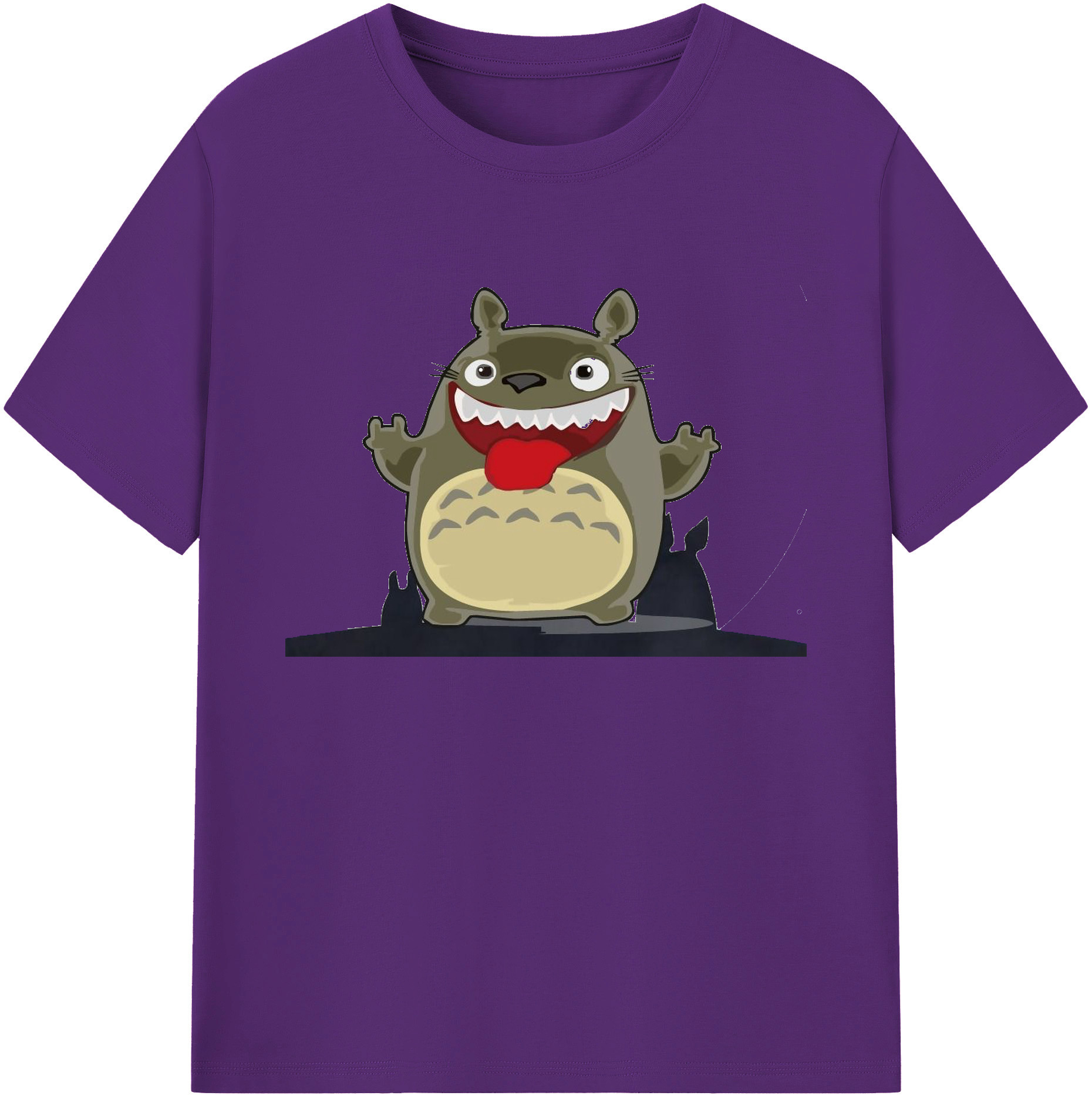 （画像用） となりのトトロ 草壁メイ 草壁サツキ My Neighbor Totoro Satsuki Kusakabe Mei Kusakabe 綿100％ メンズ半袖Tシャツ｜肌触りやわらか＆通気性