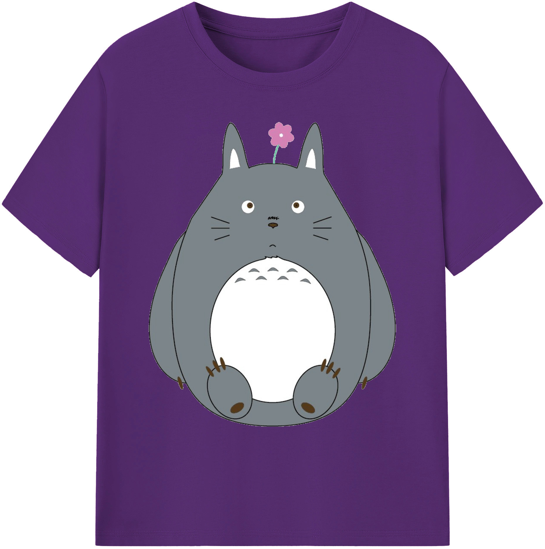 （画像用） となりのトトロ 草壁メイ 草壁サツキ My Neighbor Totoro Satsuki Kusakabe Mei Kusakabe 綿100％ メンズ半袖Tシャツ｜肌触りやわらか＆通気性