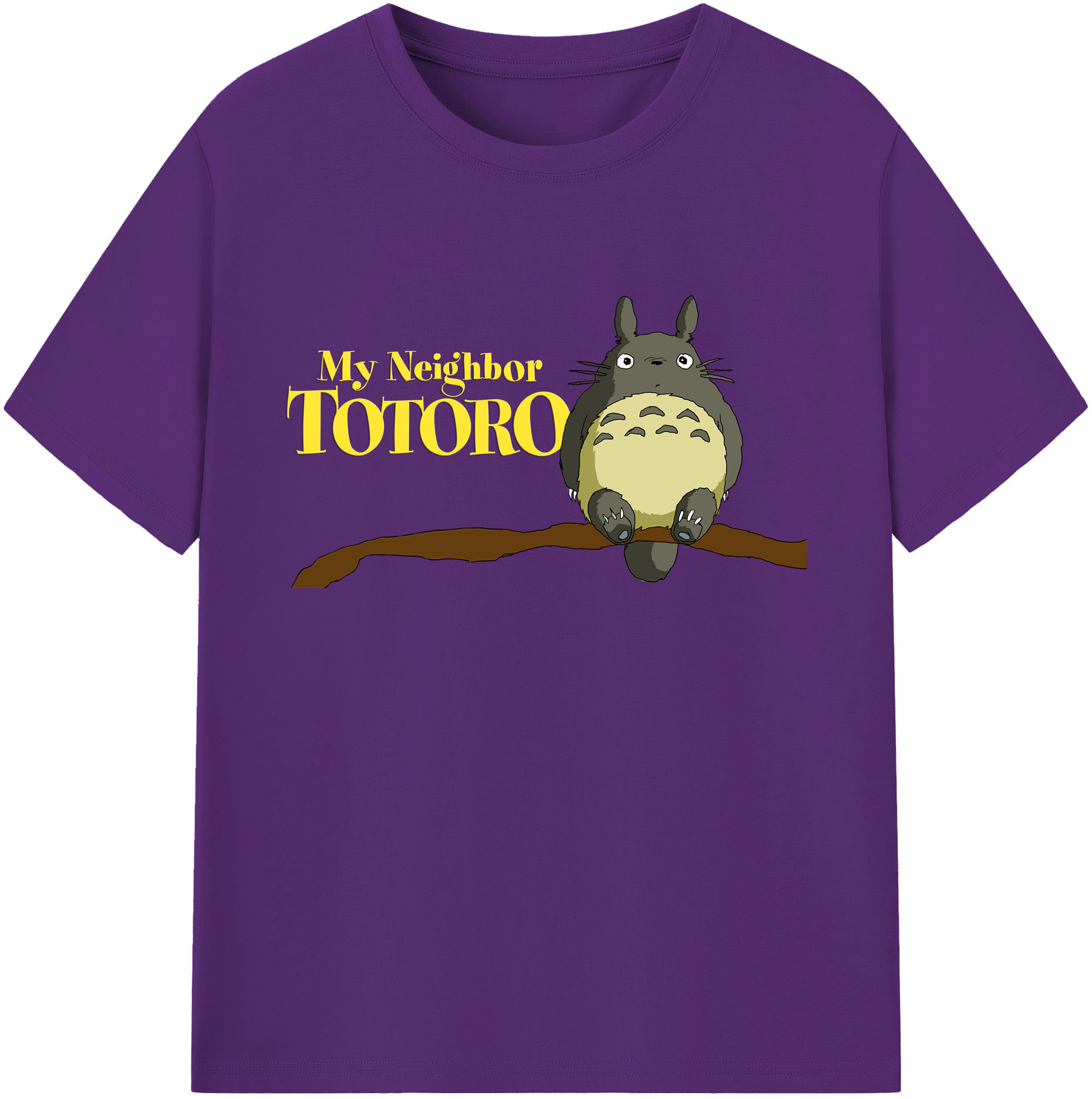 （画像用） となりのトトロ 草壁メイ 草壁サツキ My Neighbor Totoro Satsuki Kusakabe Mei Kusakabe 綿100％ メンズ半袖Tシャツ｜肌触りやわらか＆通気性