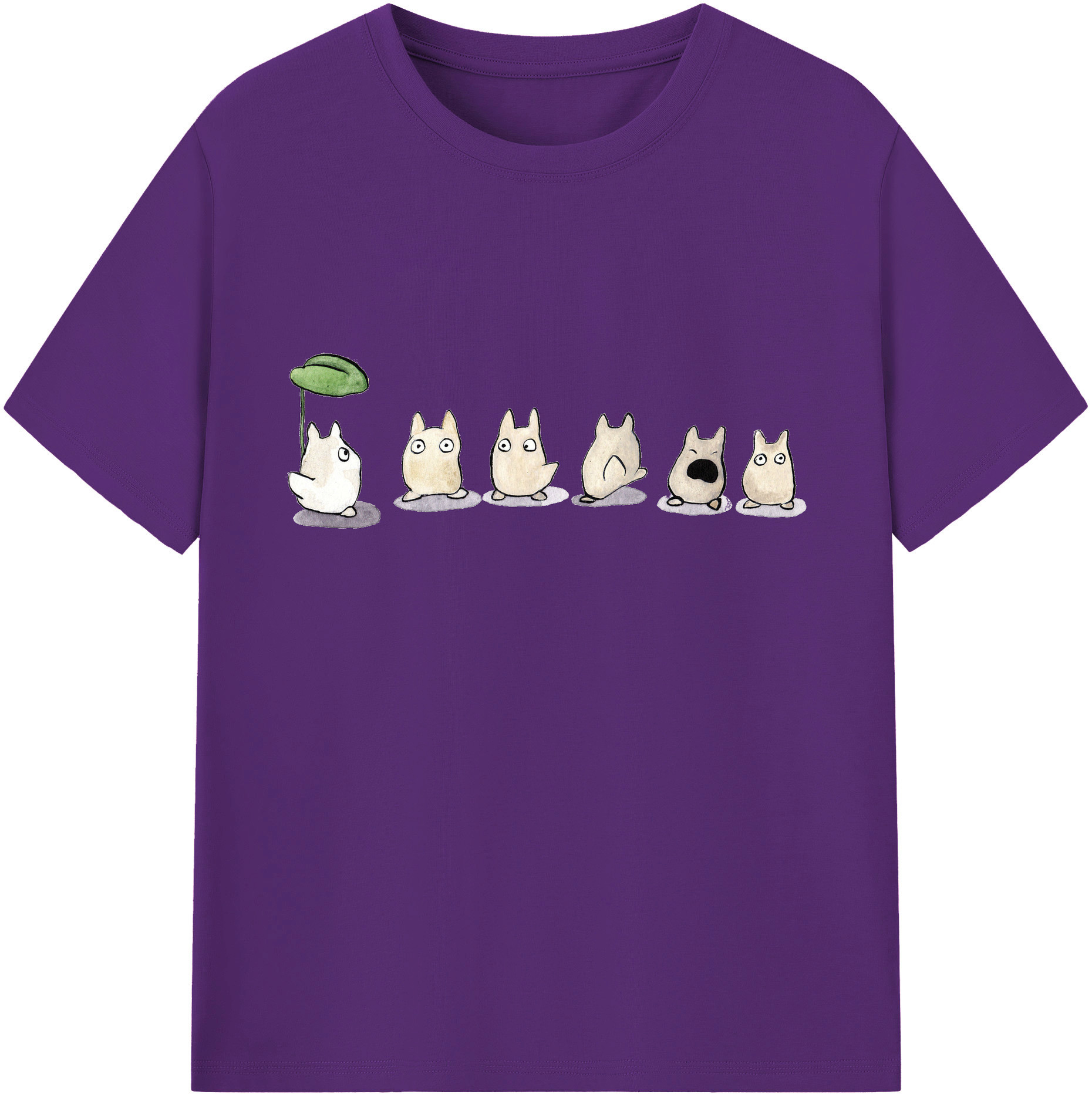 （画像用） となりのトトロ 草壁メイ 草壁サツキ My Neighbor Totoro Satsuki Kusakabe Mei Kusakabe 綿100％ メンズ半袖Tシャツ｜肌触りやわらか＆通気性