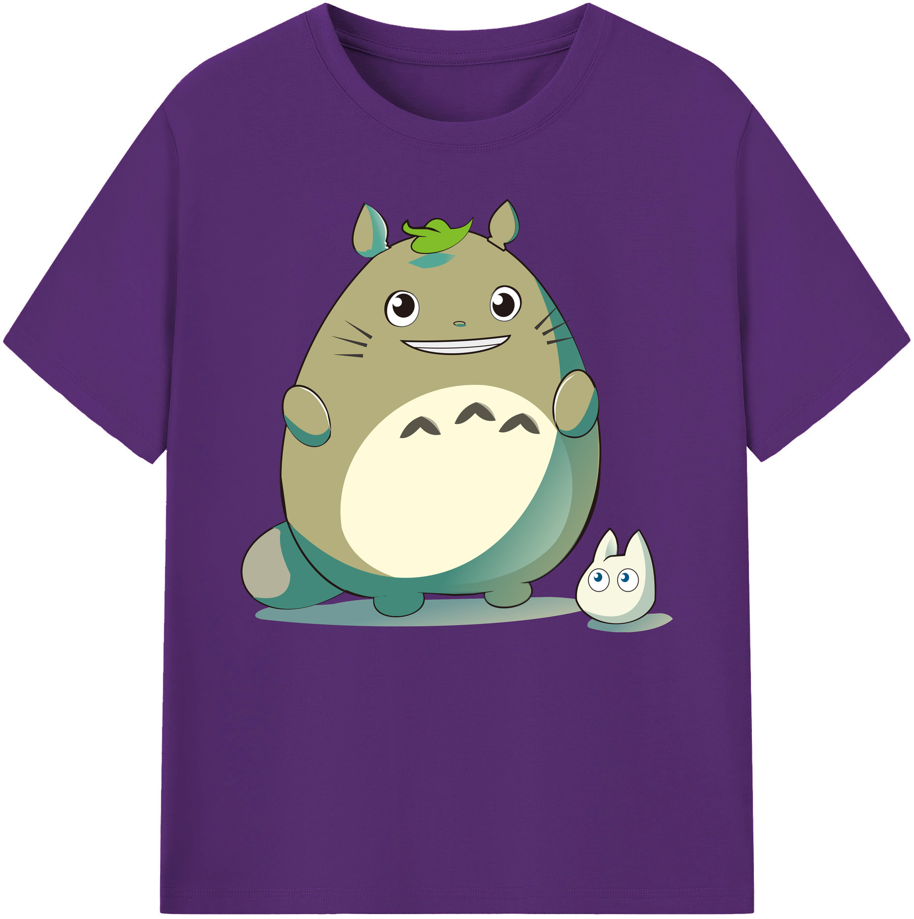 （画像用） となりのトトロ 草壁メイ 草壁サツキ My Neighbor Totoro Satsuki Kusakabe Mei Kusakabe 綿100％ メンズ半袖Tシャツ｜肌触りやわらか＆通気性