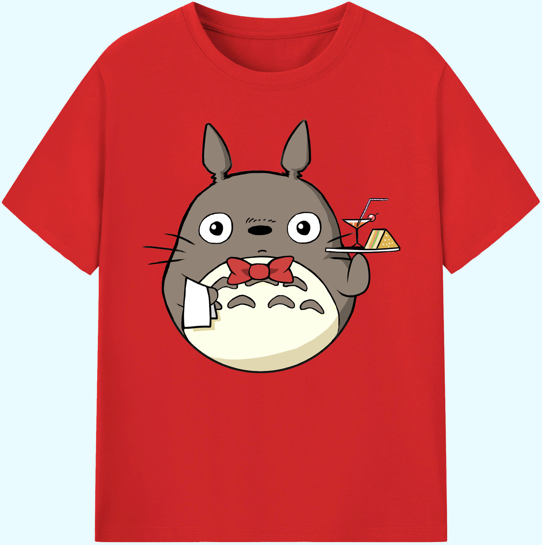 （画像用） となりのトトロ 草壁メイ 草壁サツキ My Neighbor Totoro Satsuki Kusakabe Mei Kusakabe 綿100％ メンズ半袖Tシャツ｜肌触りやわらか＆通気性